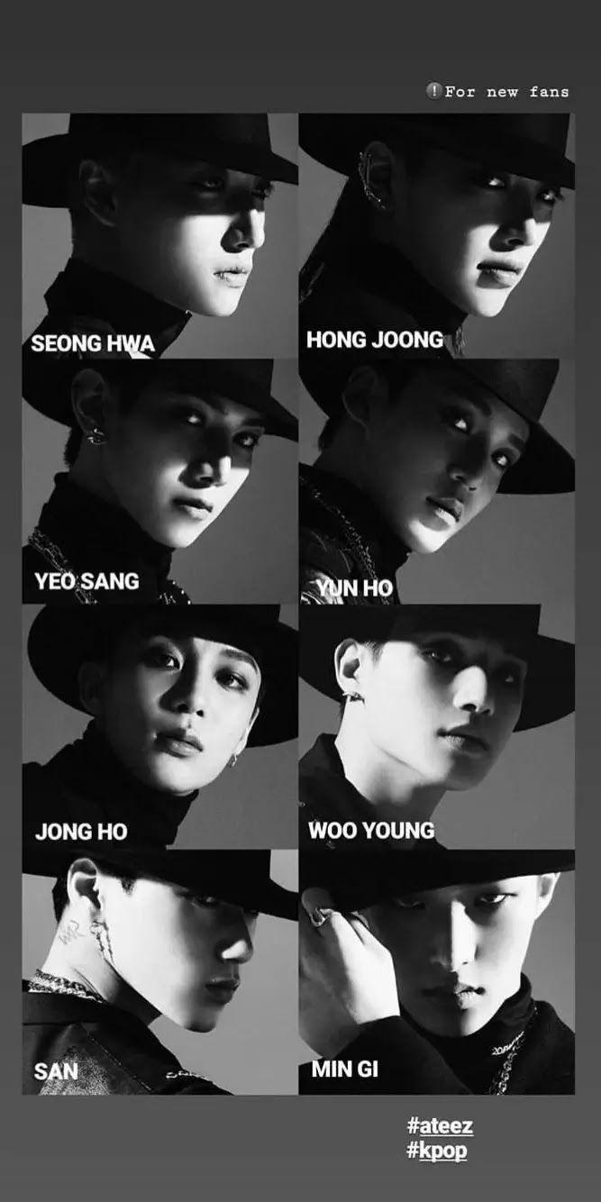 667x1334 Ateez Members New Photo Collection