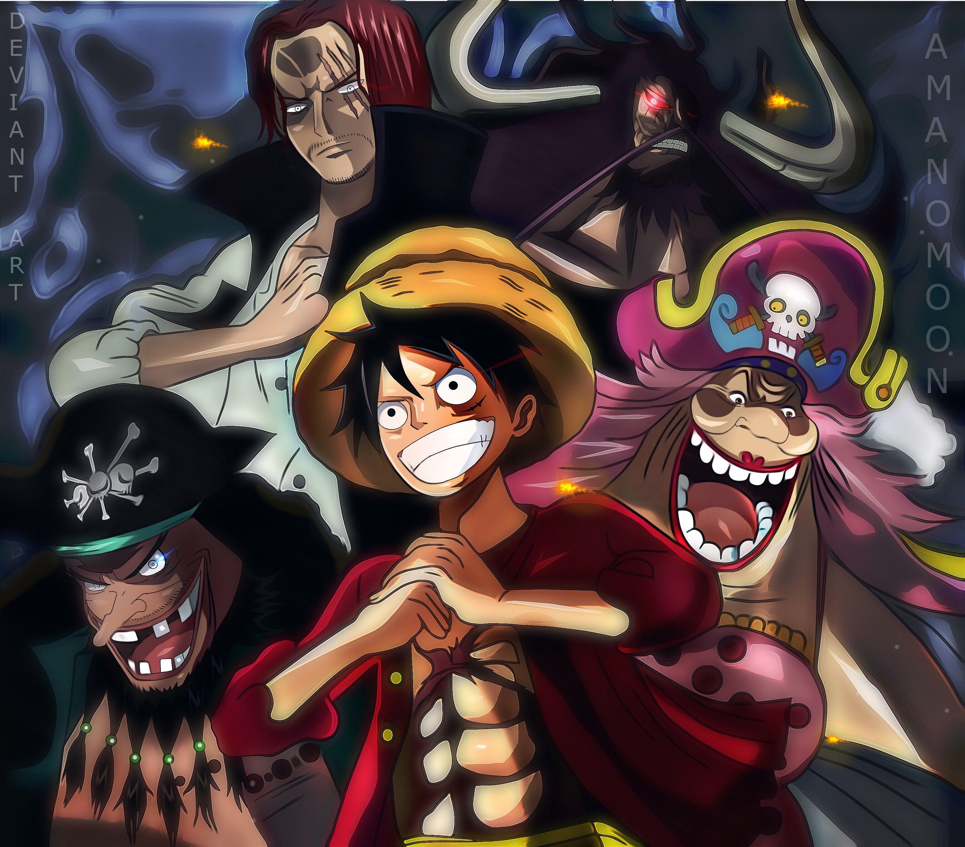 Akagami Shanks One Piece Wallpaper HD 4k