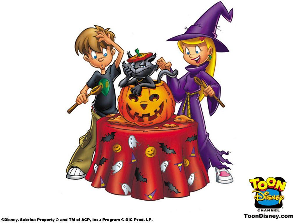 1024x768 The Animated Series halloween wallpaper