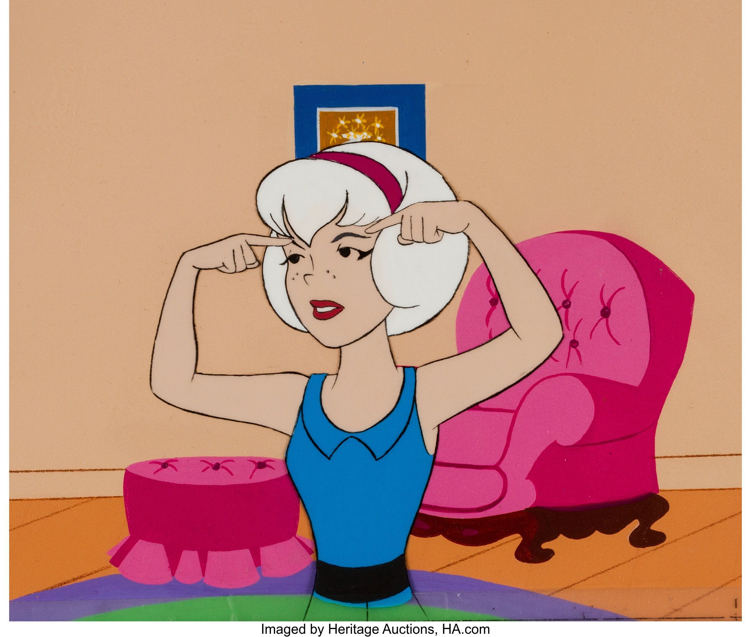 2545x2159 Teenage Witch Production Cel
