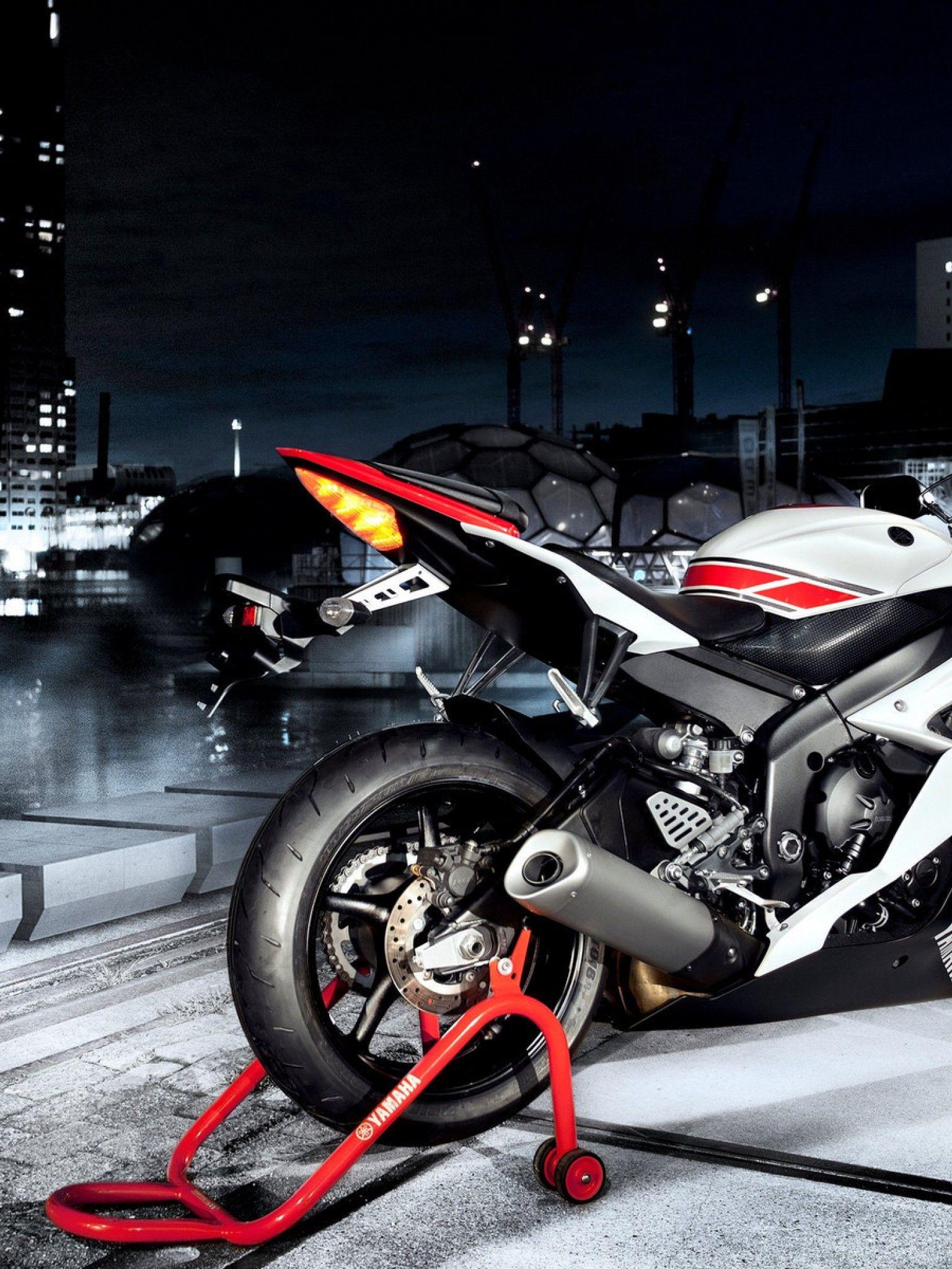 1536x2048 Free Download Yamaha R6 HD Wallpaper for Desktop and Mobiles