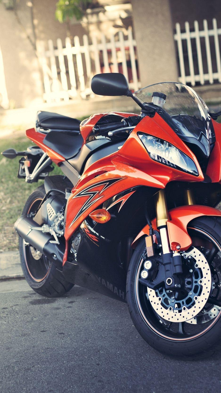 938x1668 Download Wallpaper 938x1668 Yamaha, Yzf R Red, Motorcycle