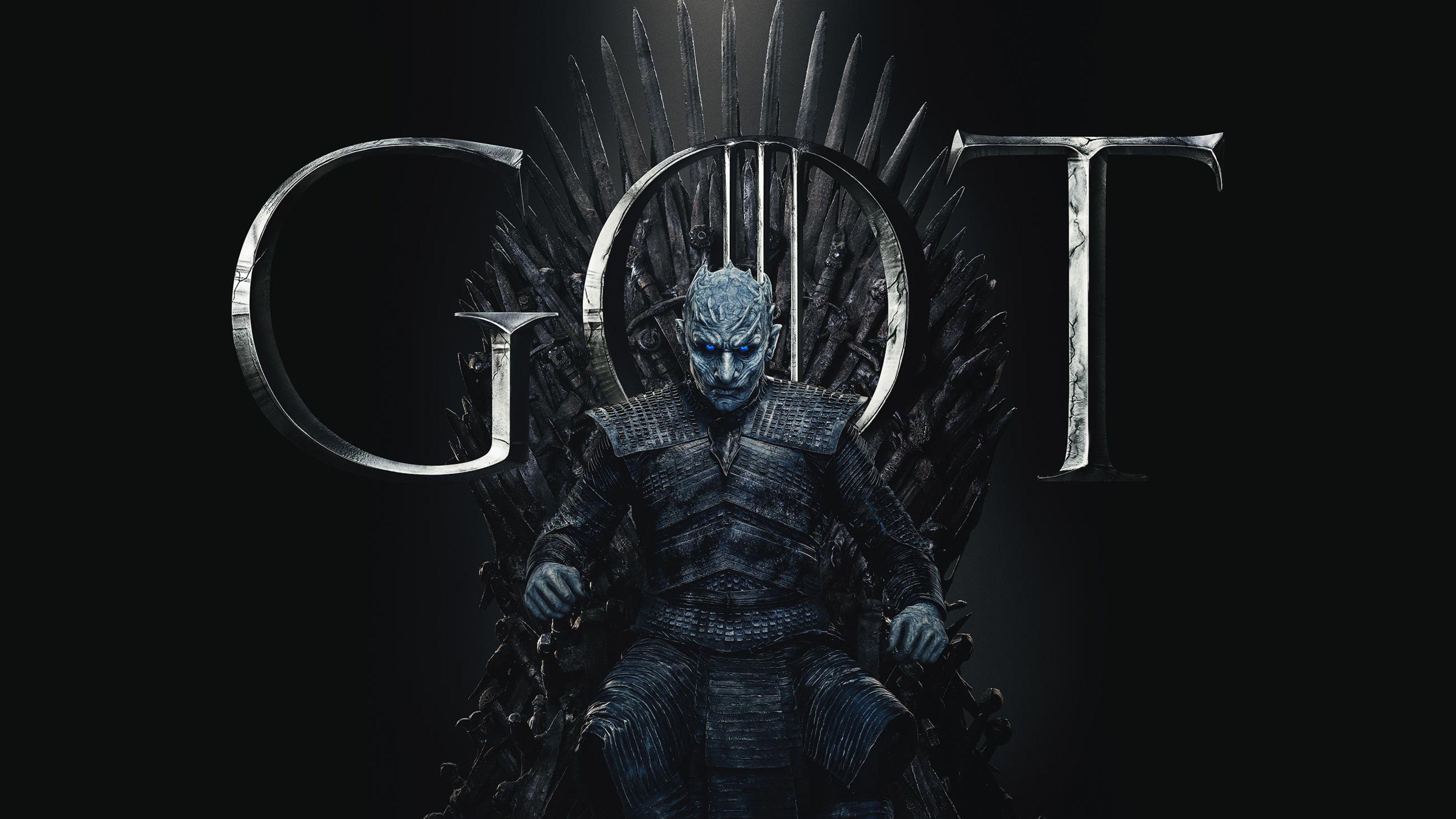 5120x2880 Night King Game of Thrones Season 8 Poster 5K Wallpaper