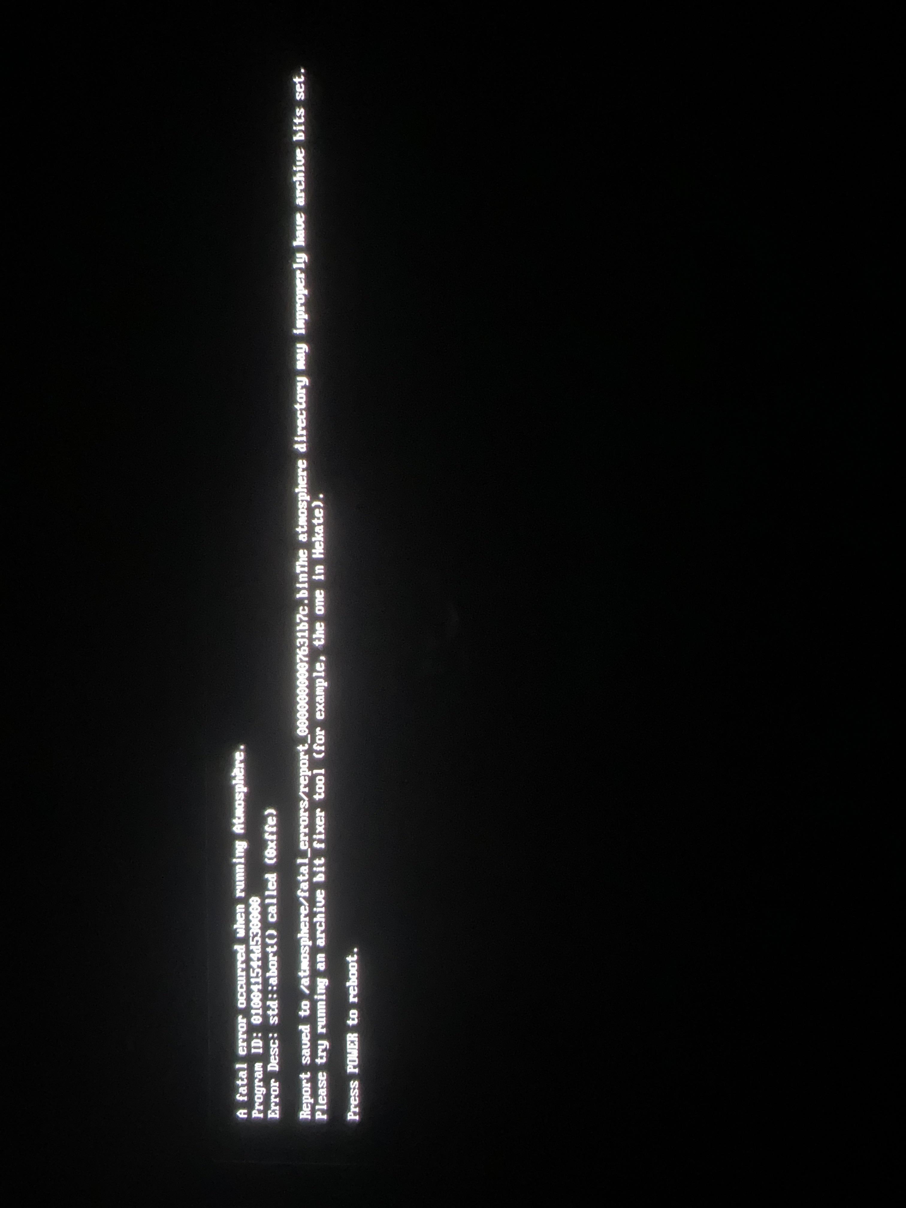3024x4032 Fatal error when launching Atmosphere