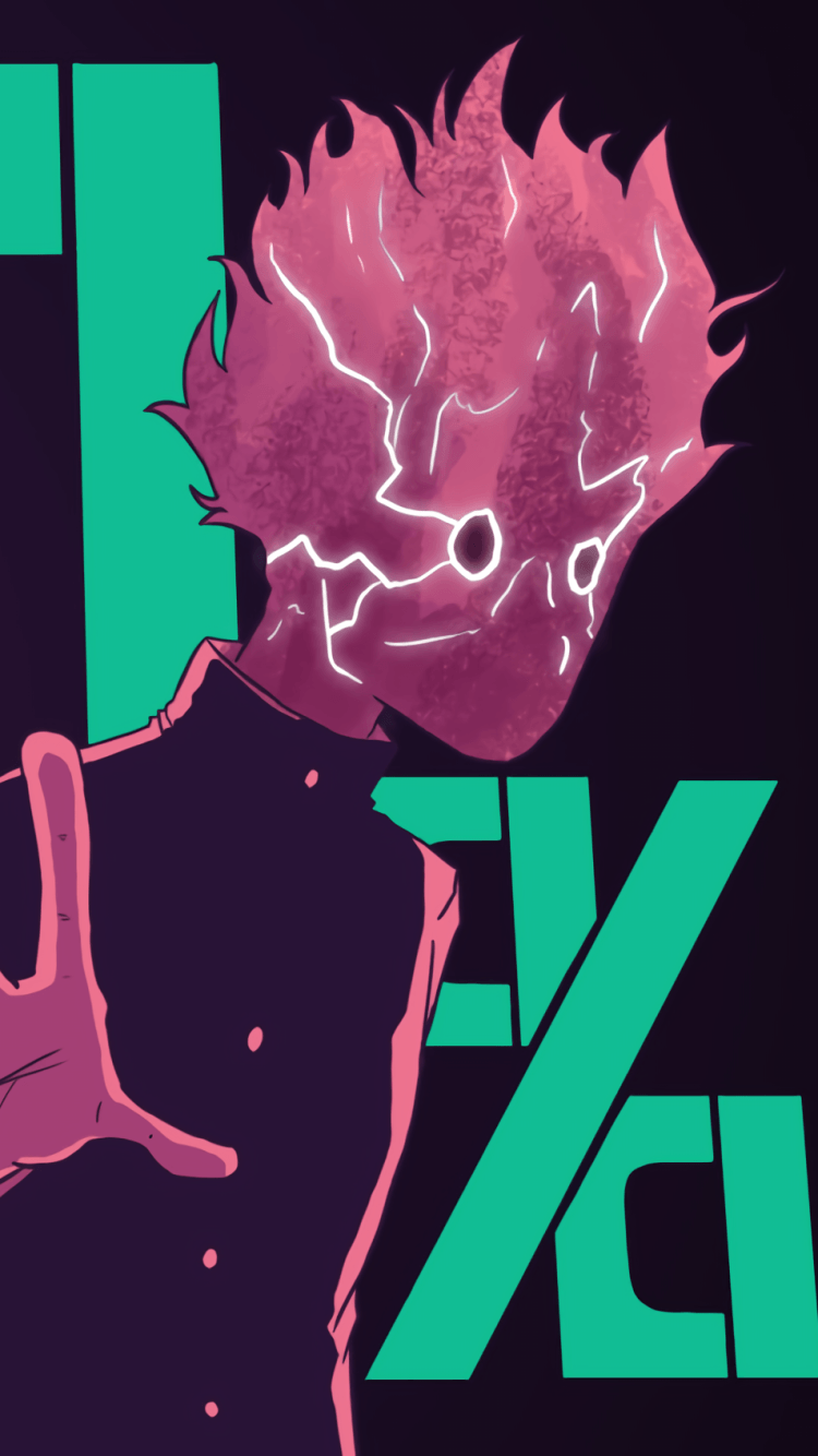750x1334 Mob Psycho 100 Wallpaper
