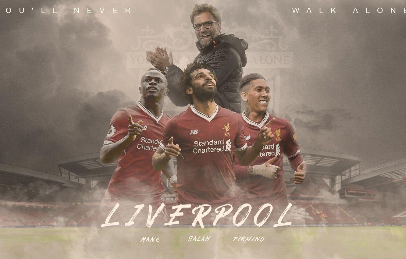 1332x850 Wallpaper mane, liverpool fc, Firmino, Mohamed salah