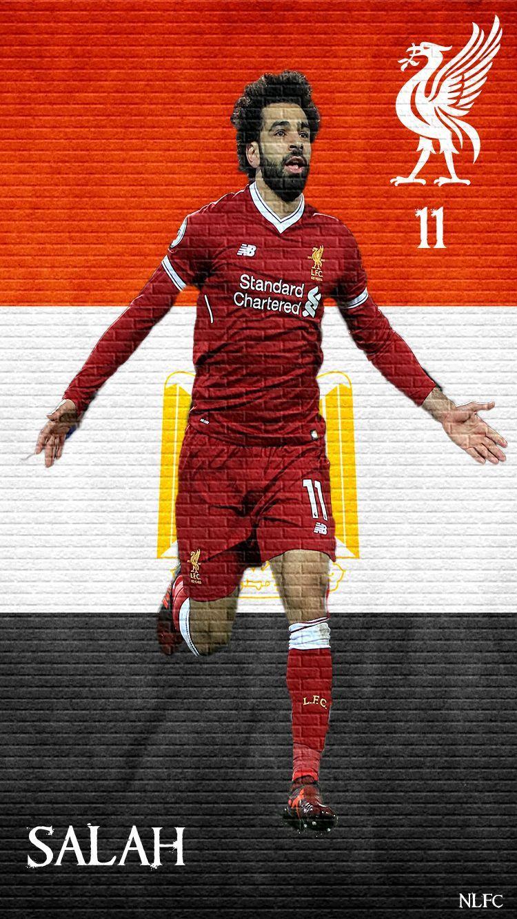 750x1334 Cell Phone Wallpaper Of Liverpool Fc Player Mohamed