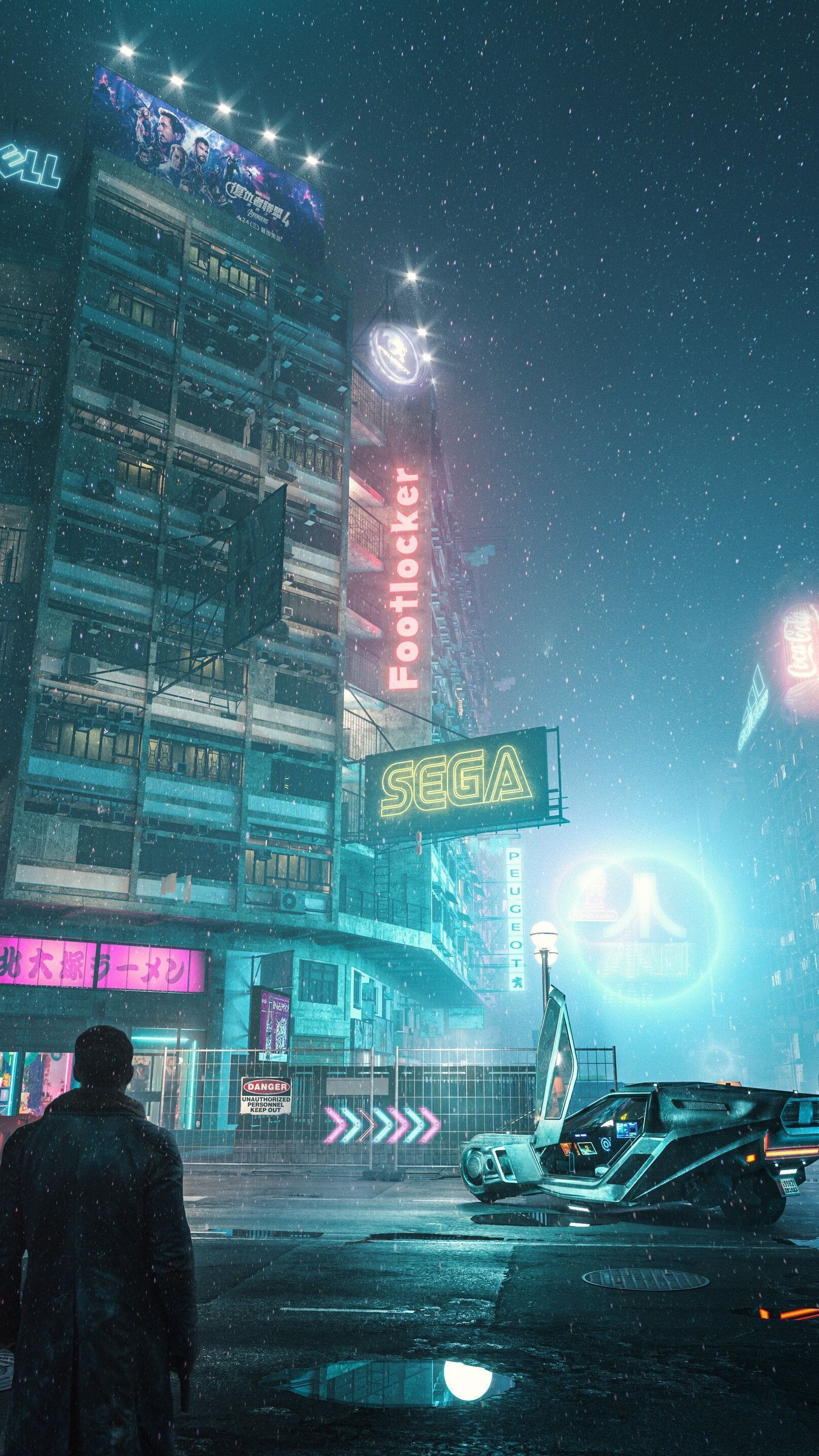 1620x2880 Wallpaper Blade Runner Officer K