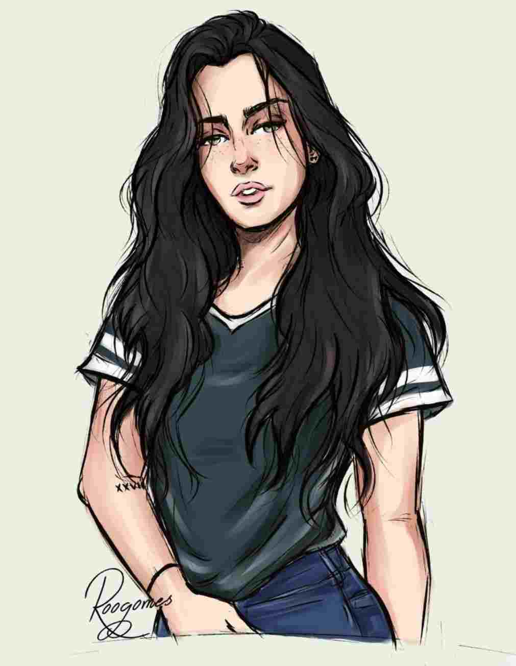 1011x1304 Bad Girl Drawing Tumblr By Caitlyn On Wallpaper Ideas