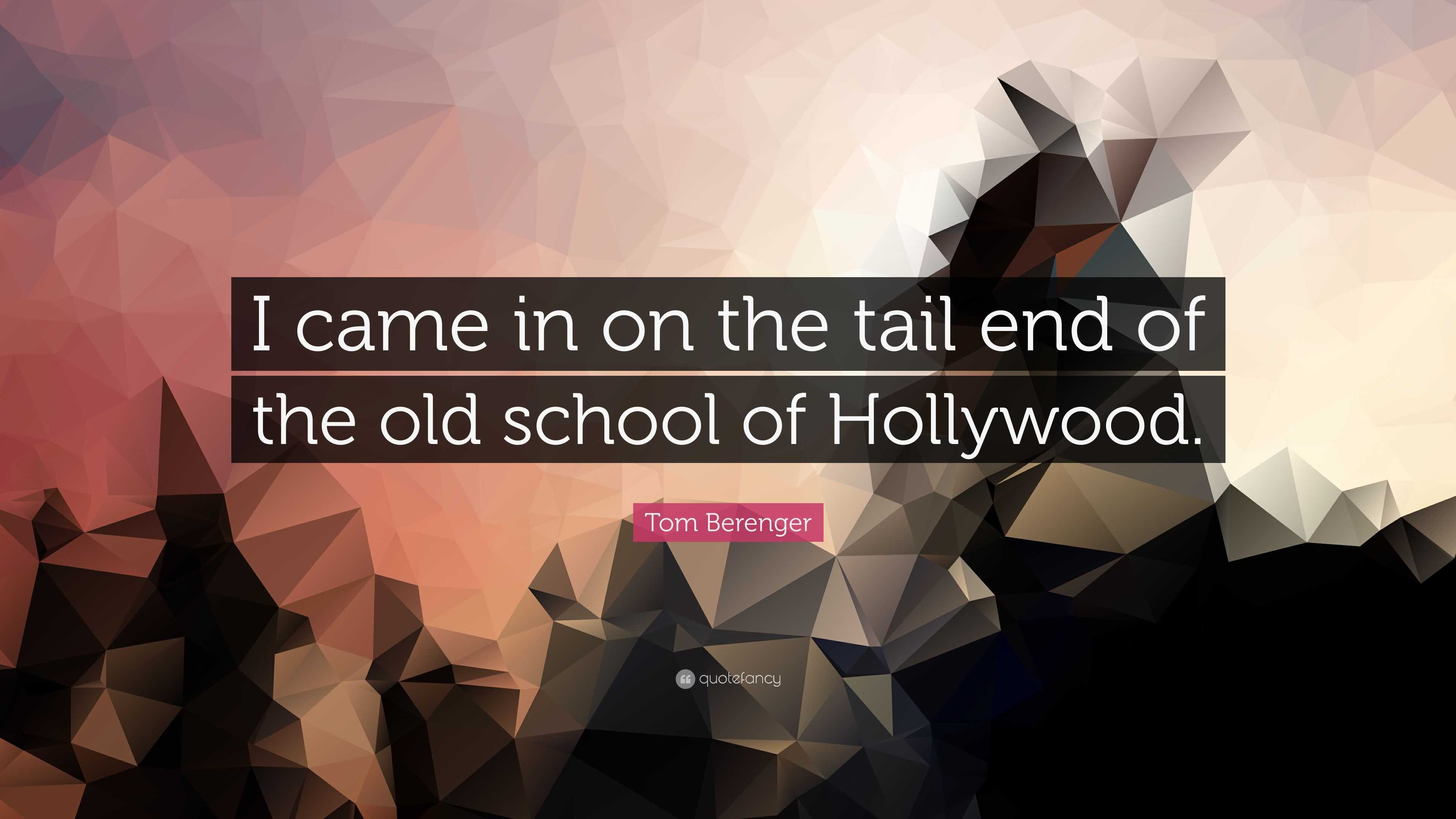 3840x2160 Tom Berenger Quote: “I came in on