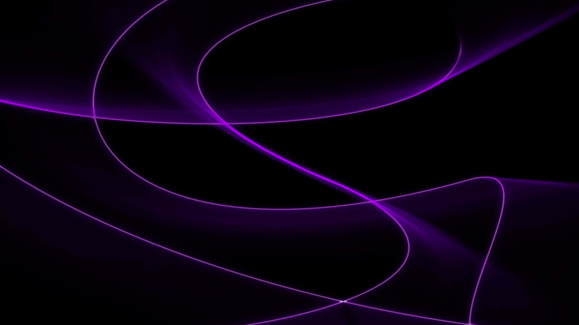 1920x1080 Download Purple Light Lines On A Black