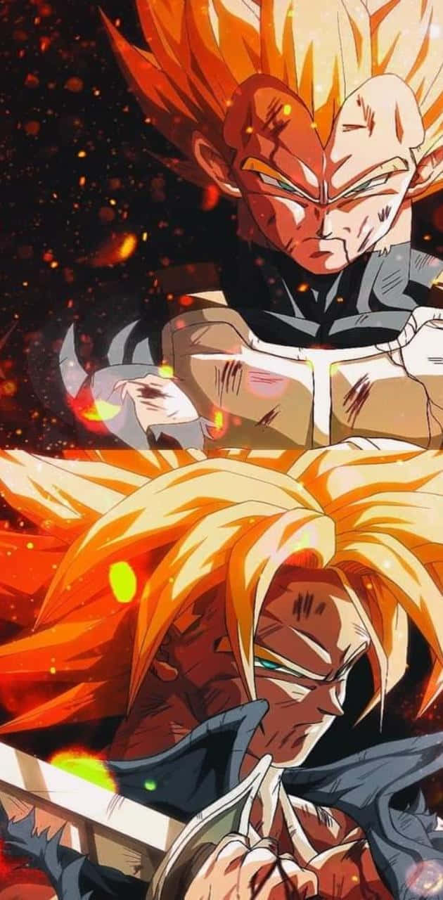630x1280 Download Father Son Duo, Vegeta