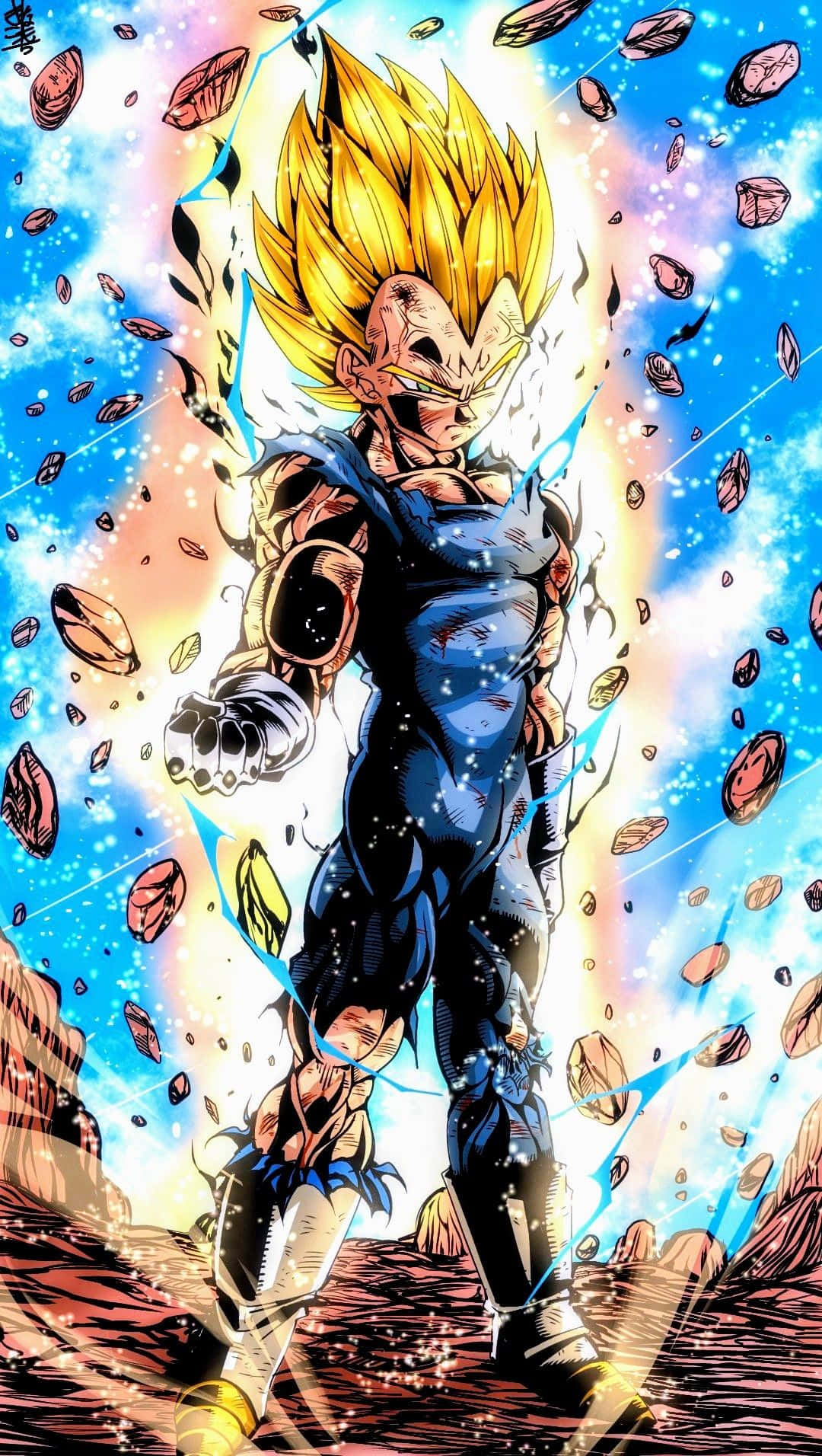 1080x1912 Majin Vegeta Wallpaper