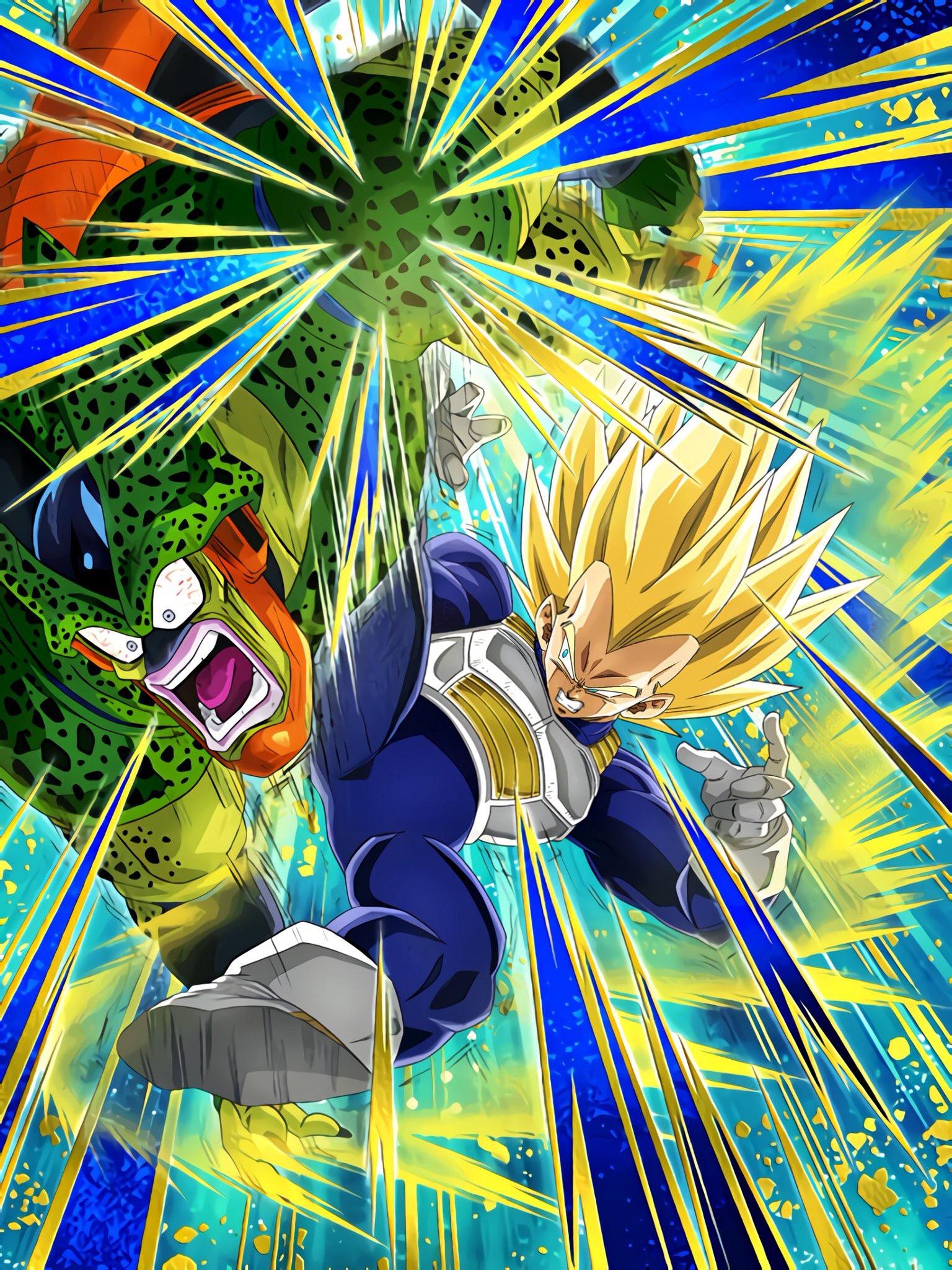 1536x2048 Vegeta kicking someone in the dick