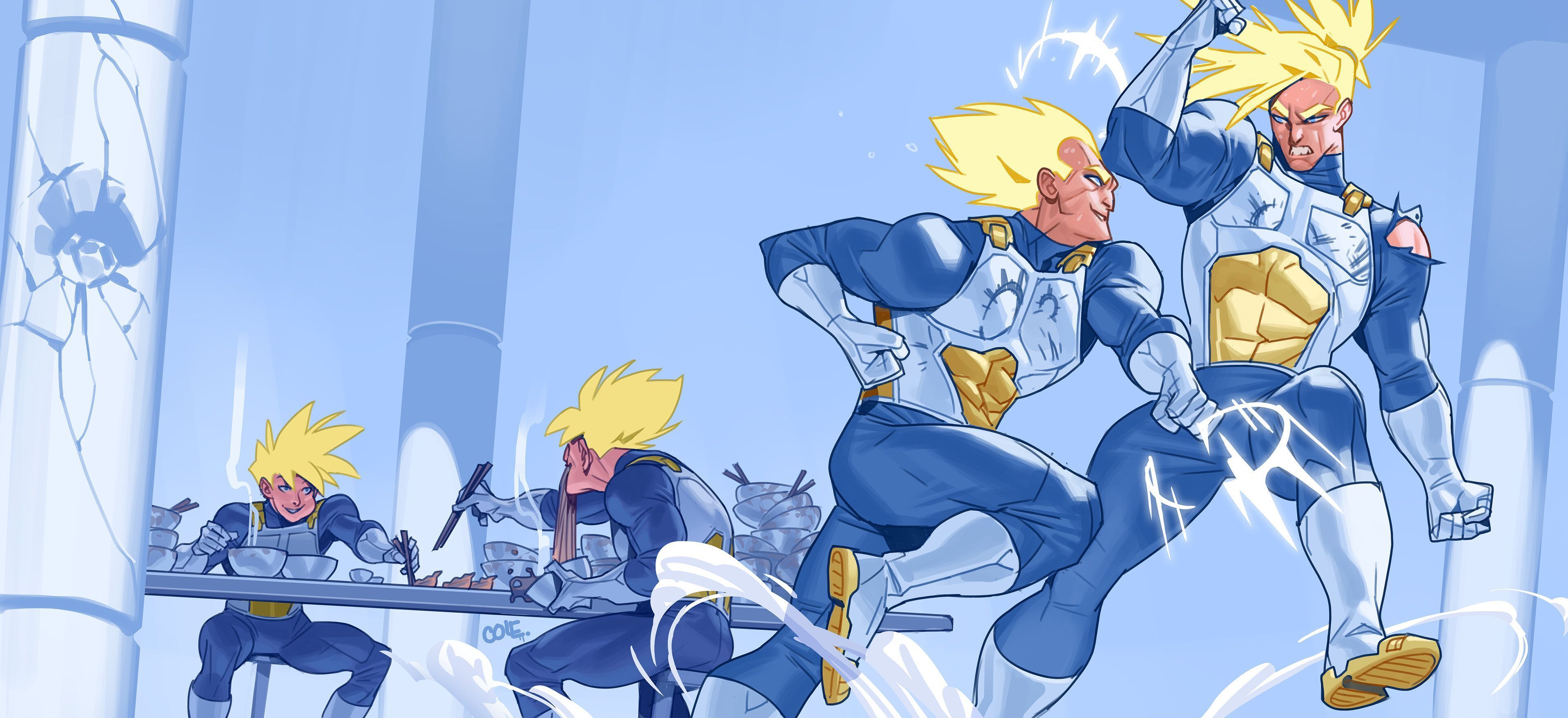 3840x1760 Vegeta screenshots, image and picture