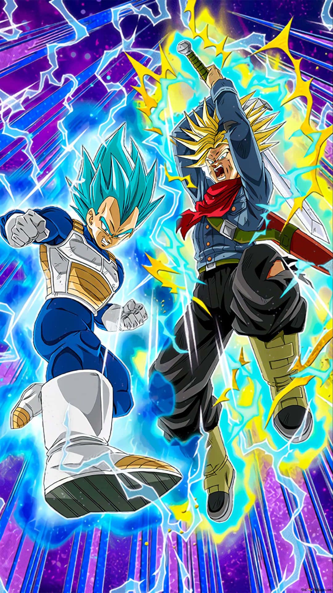1080x1920 Download Vegeta and Trunks