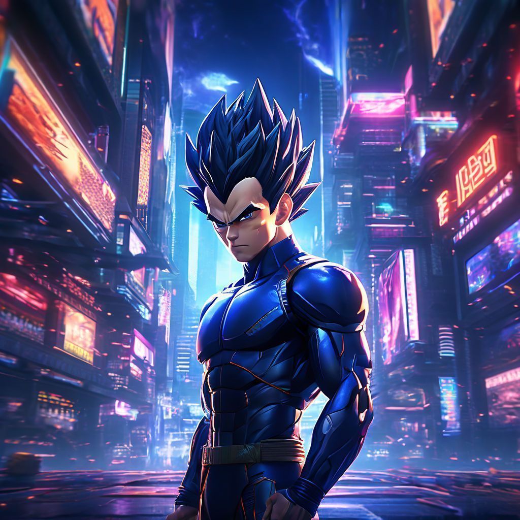 1024x1024 Vegeta training in the gym