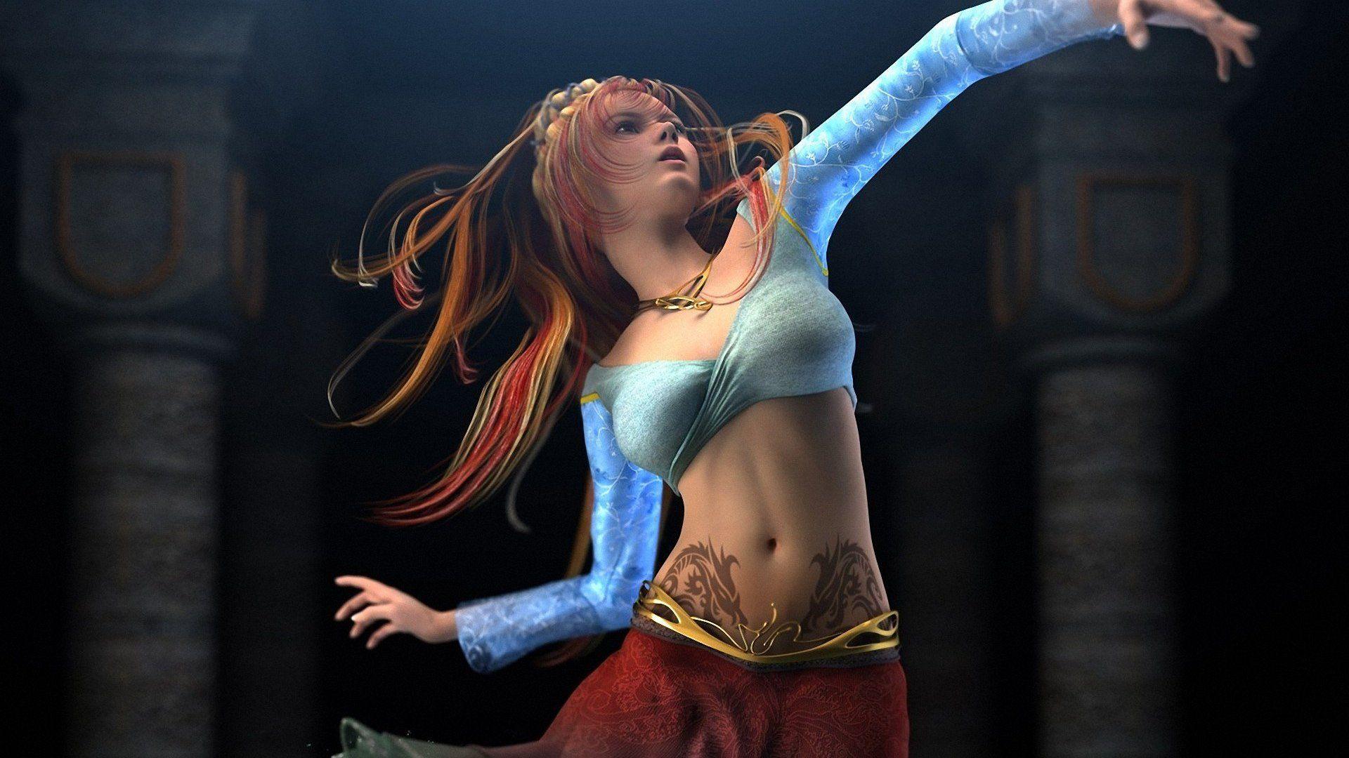 1920x1080 Fantasy Girls Dancing Laptop Full HD 1080P HD 4k