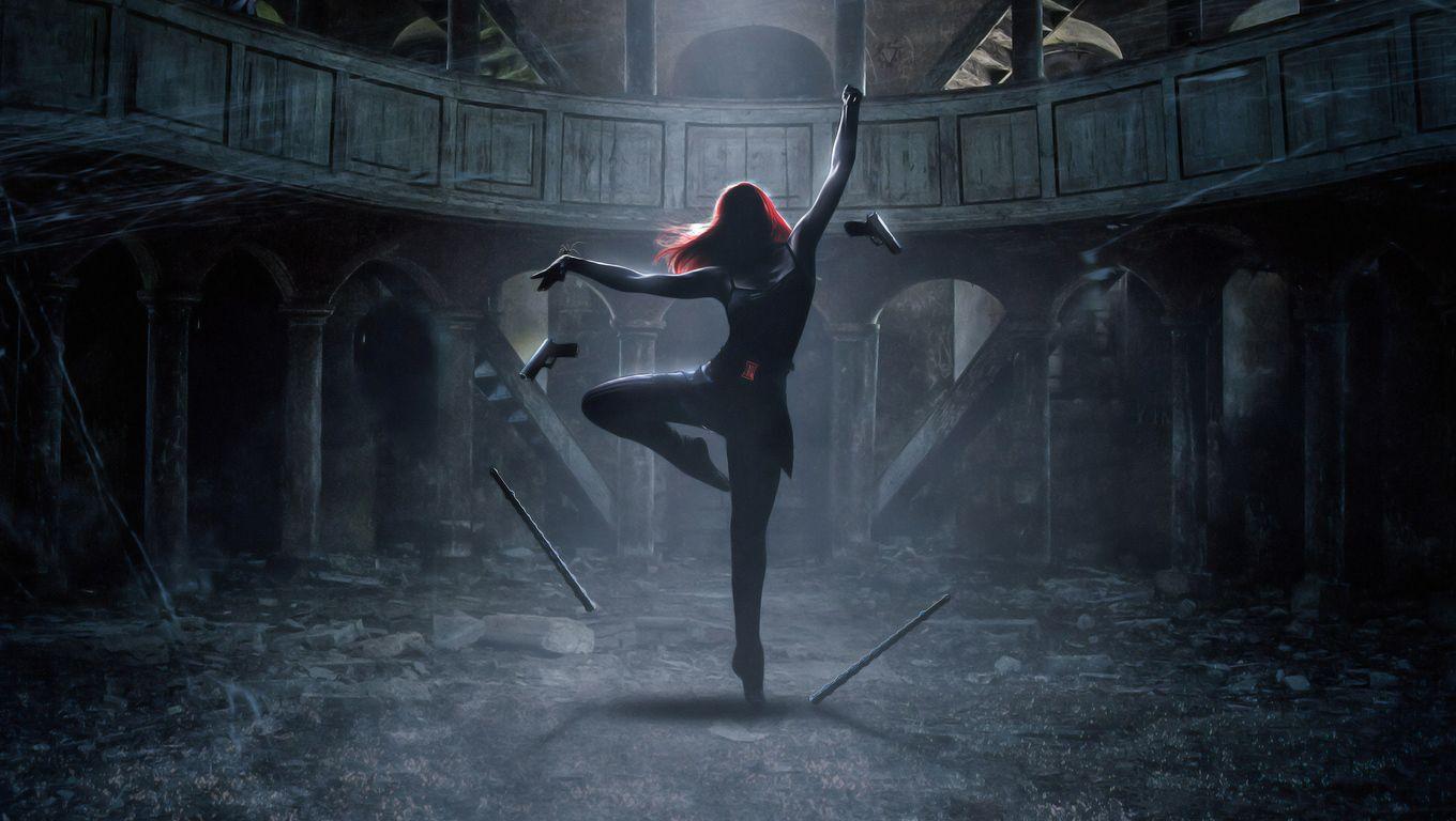 1360x768 Black Widow The Dance 4k Laptop HD HD 4k Wallpaper