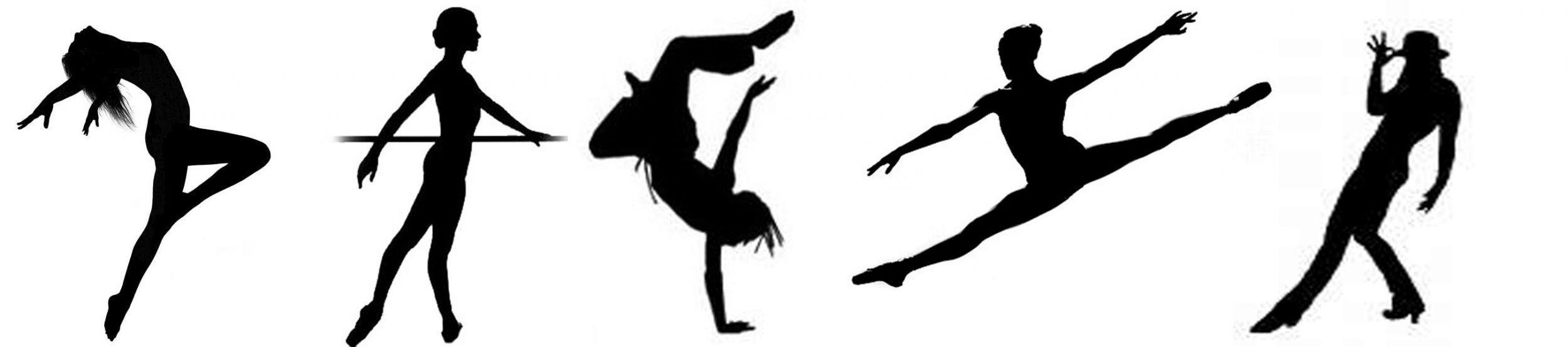 2500x554 Dance Silhouette Wallpaper