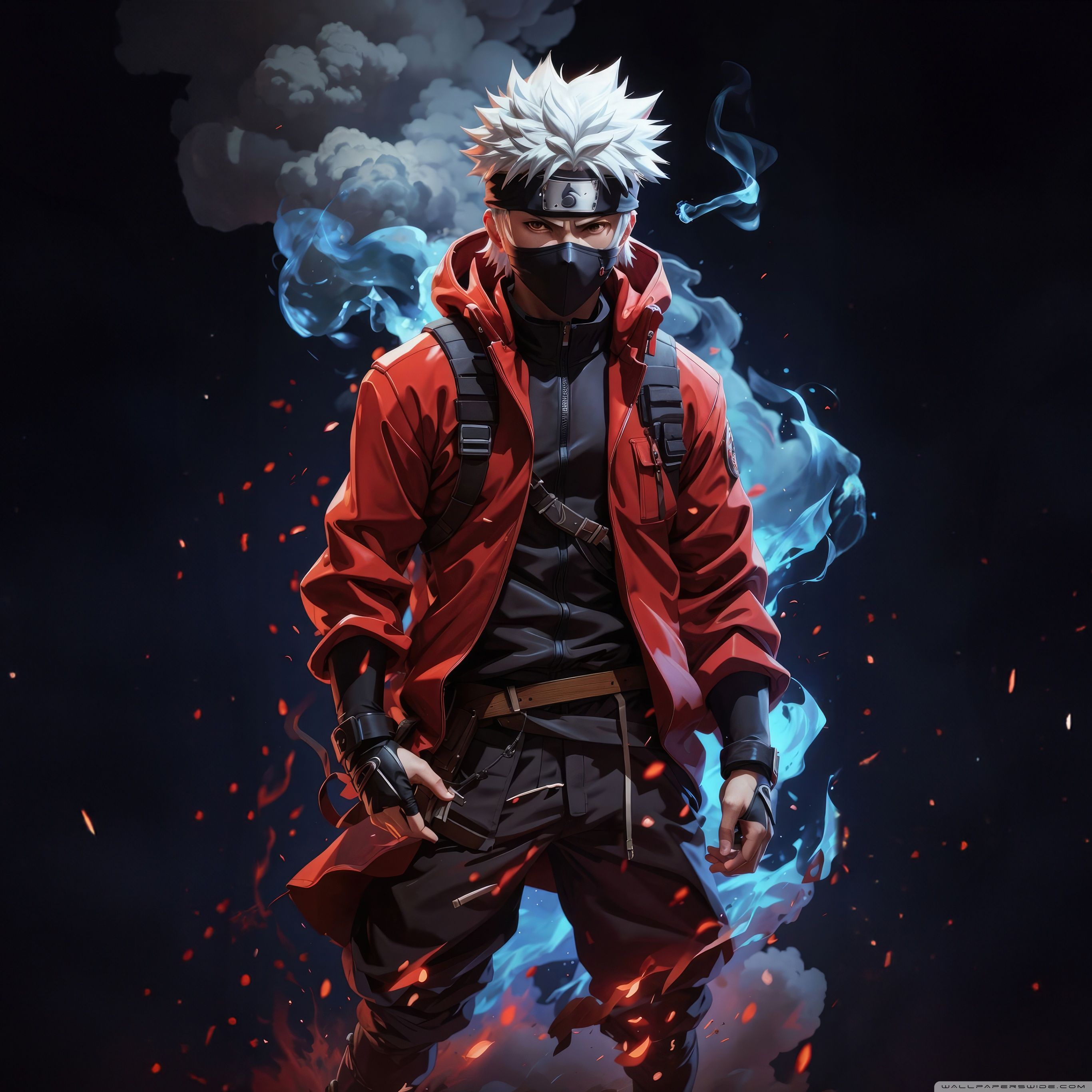 2732x2732 Naruto Illustration Ultra HD Desktop