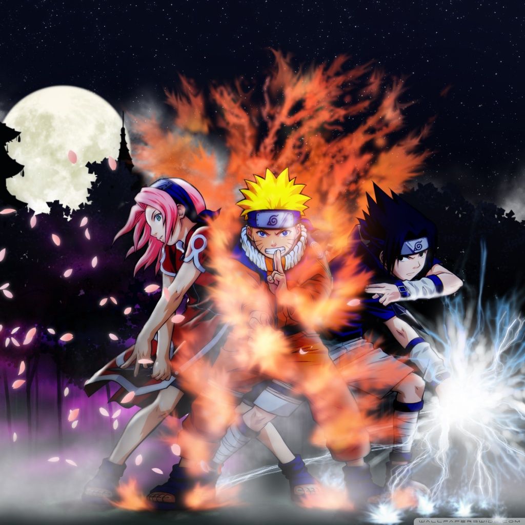 1024x1024 NARUTO Ultra HD Desktop Background