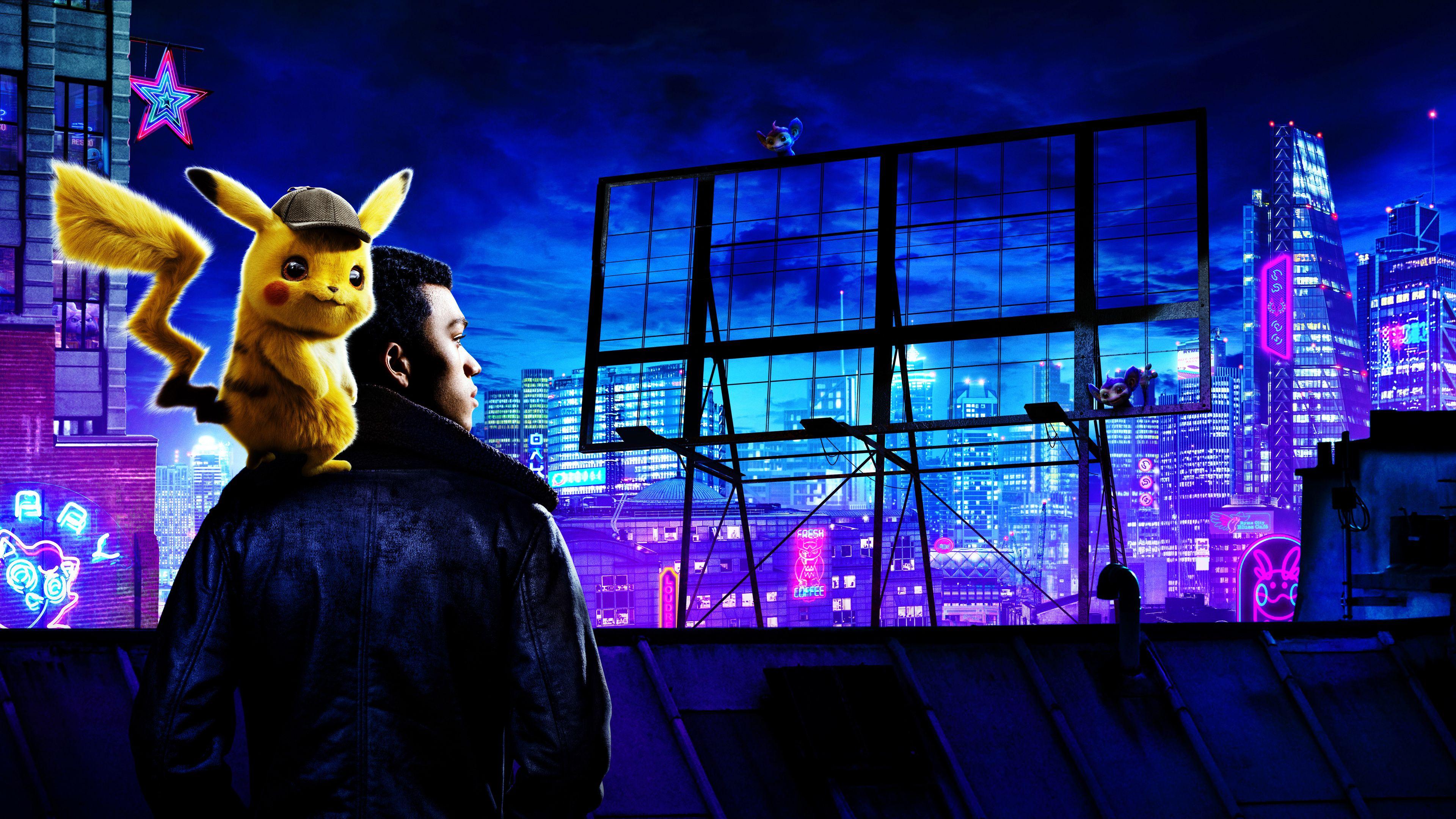 3840x2160 Wallpaper 4k Pokemon Detective Pikachu Movie 4k Wallpaper