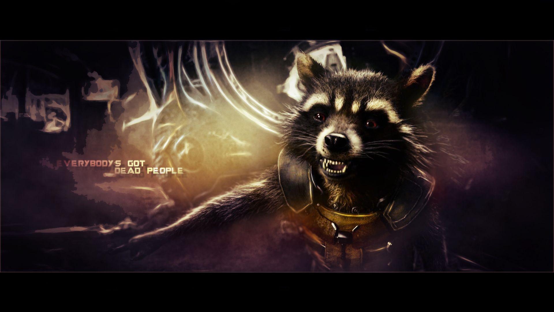 1920x1080 VK.79: Rocket Raccoon Wallpaper (1920x1080)
