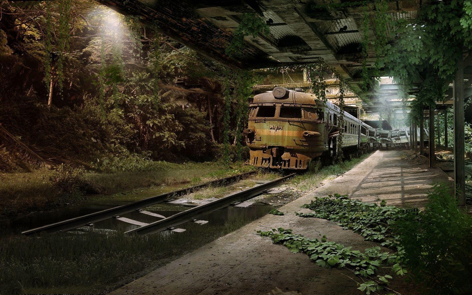 1920x1200 HD Train Wallpaper