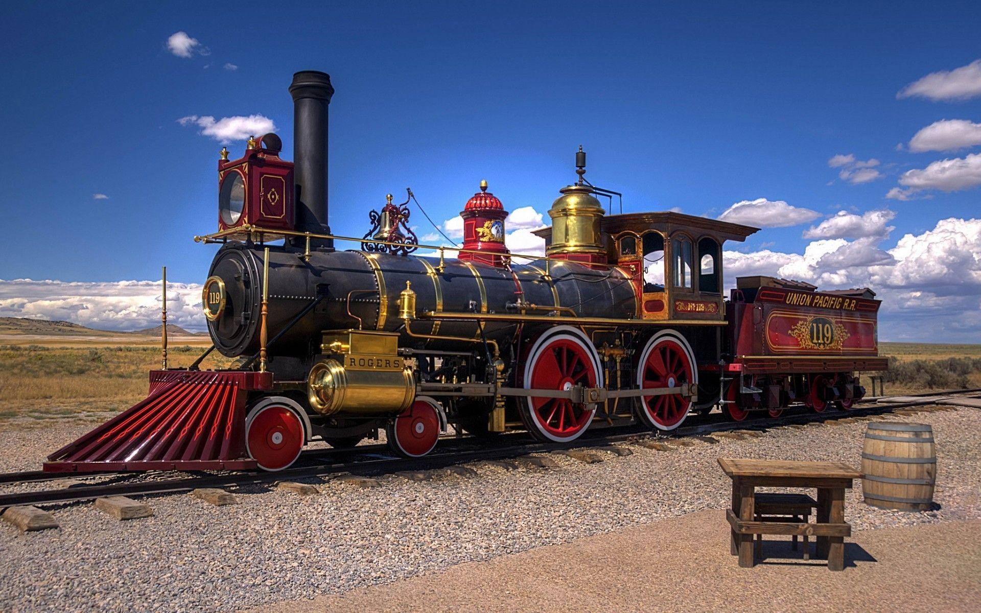 1920x1200 HD Train Wallpaper