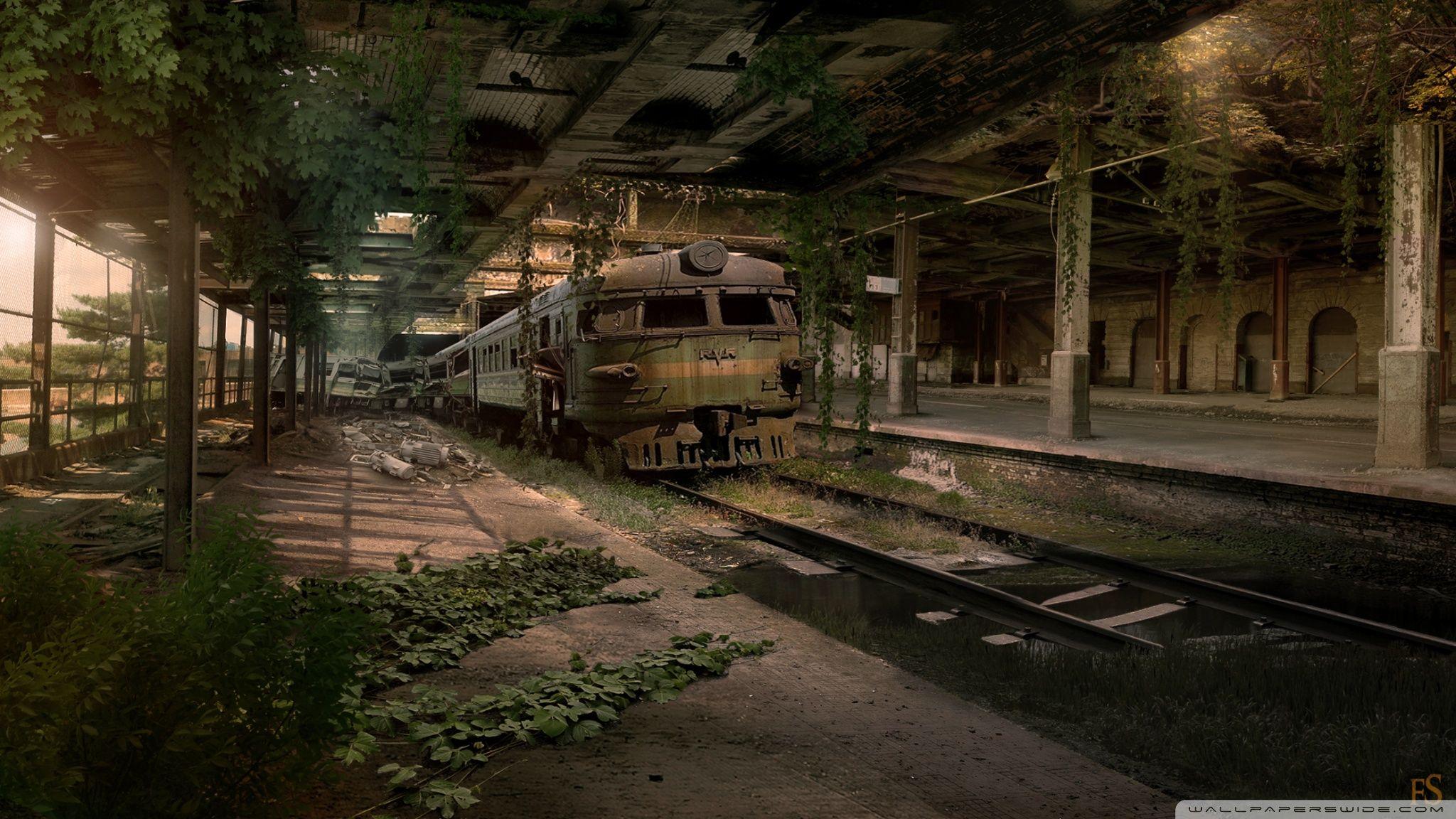 2048x1152 Train Station Wallpaper and Background Image