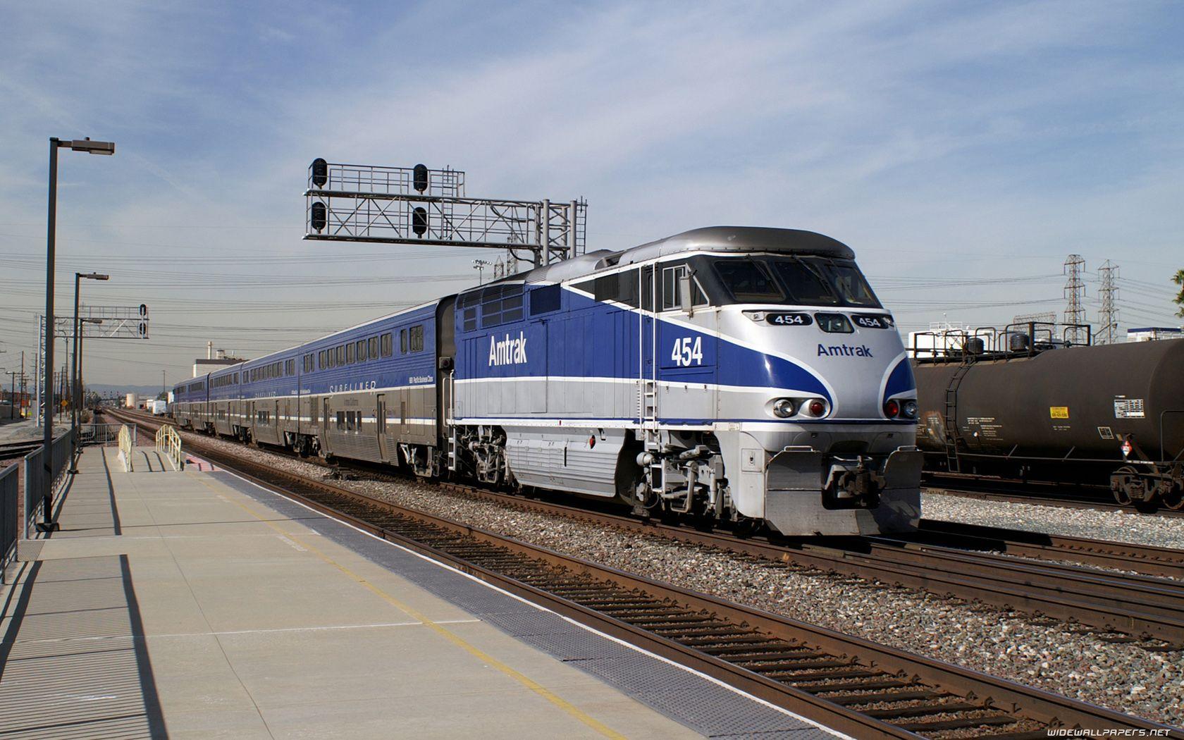 1680x1050 Amtrak trains desktop wallpaper HD and wide wallpaper