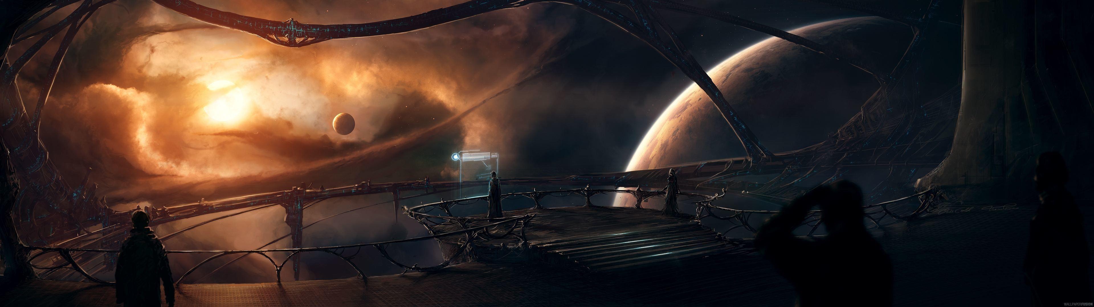 3840x1080 HD Dual Monitor Wallpaper