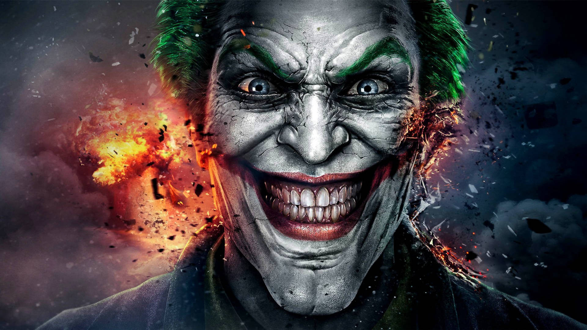 1920x1080 Joker Drawing Wallpaper
