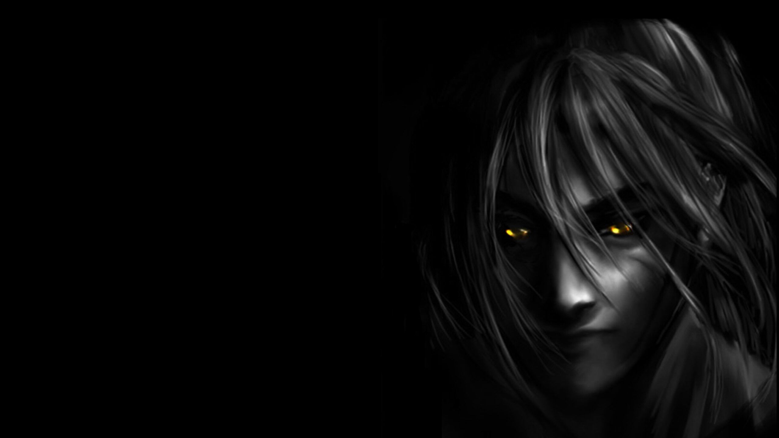 2560x1440 Dark Anime Wallpaper For Desktop