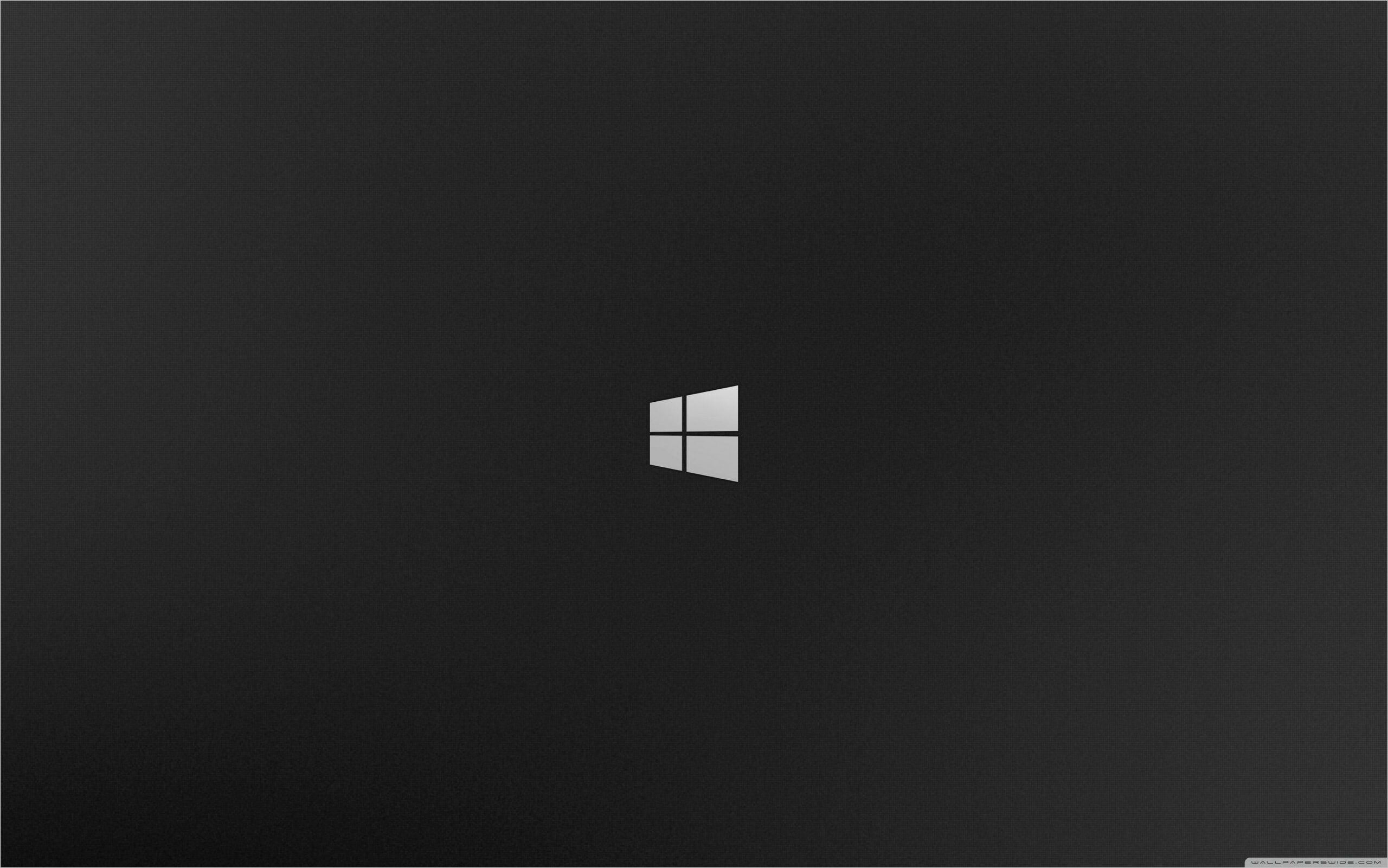 2560x1601 4k Dark Windows 10 Wallpaper