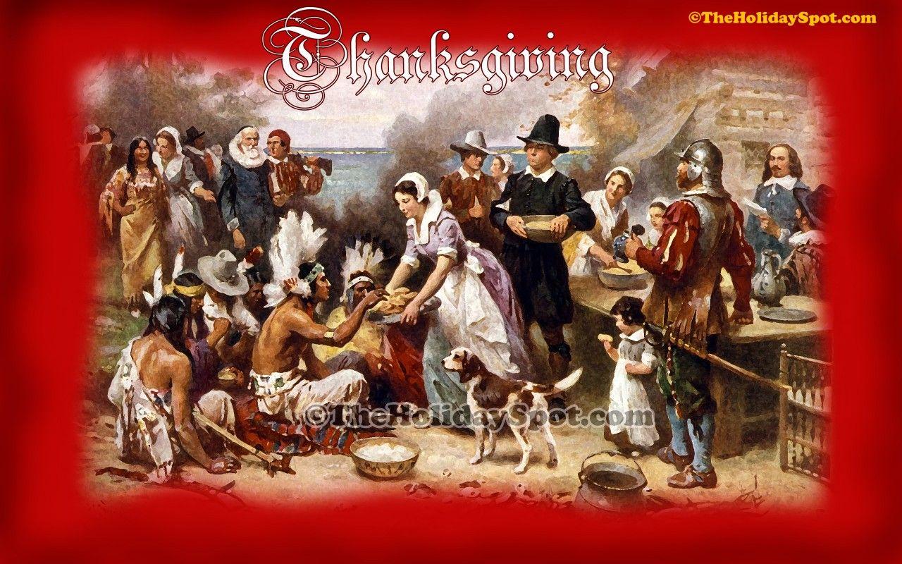 1280x800 Norman Rockwell Thanksgiving HD Widescreen