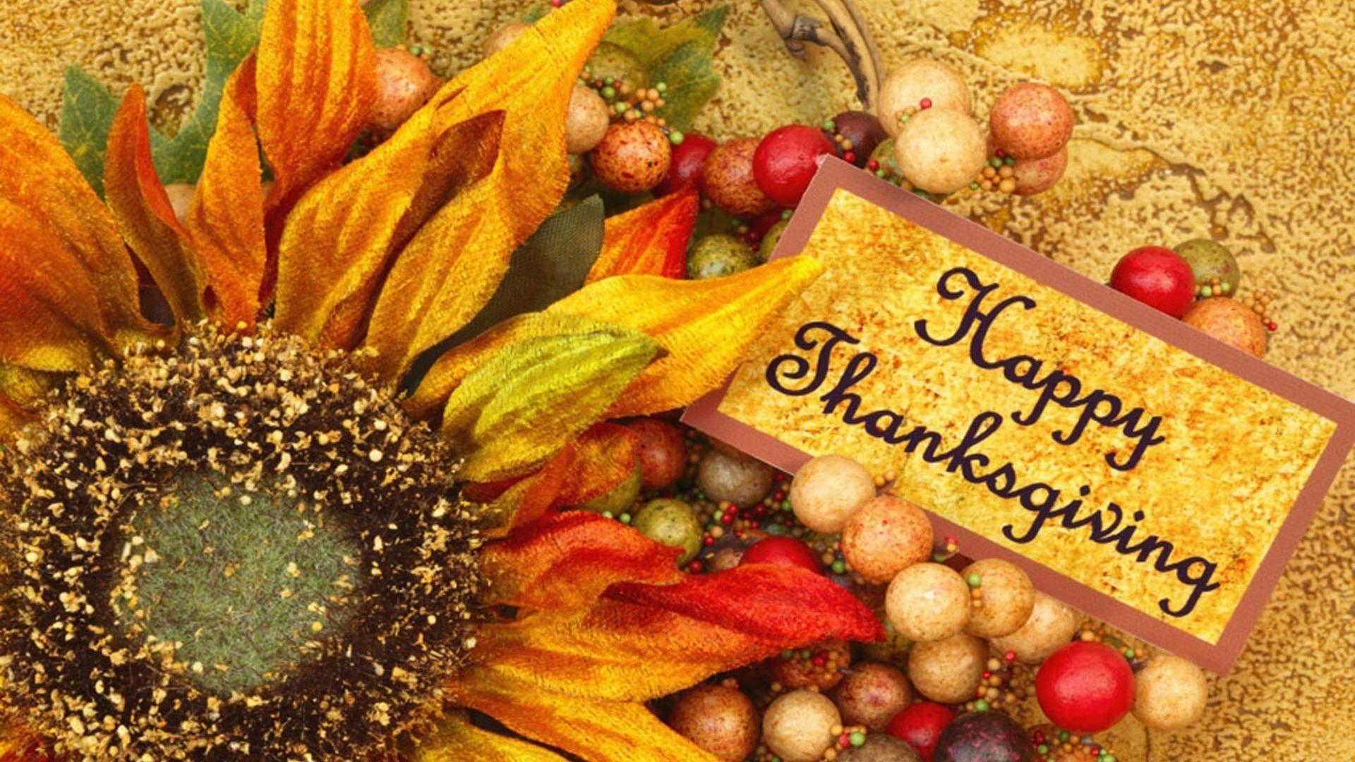 1920x1080 Cute Thanksgiving Wallpaper