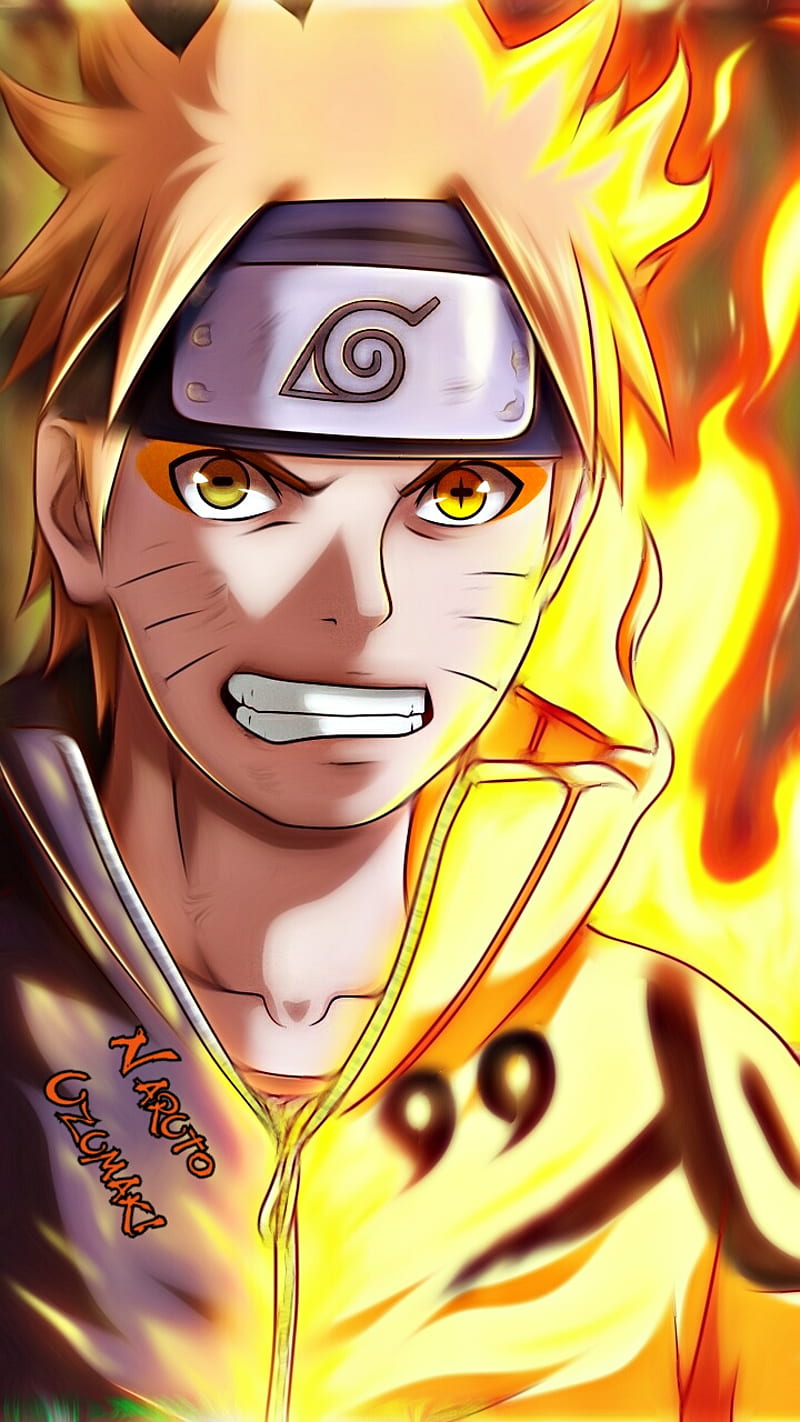 800x1422 Naruto Uzumaki, shipuden, sage mode, nine taile mode, HD phone wallpaper