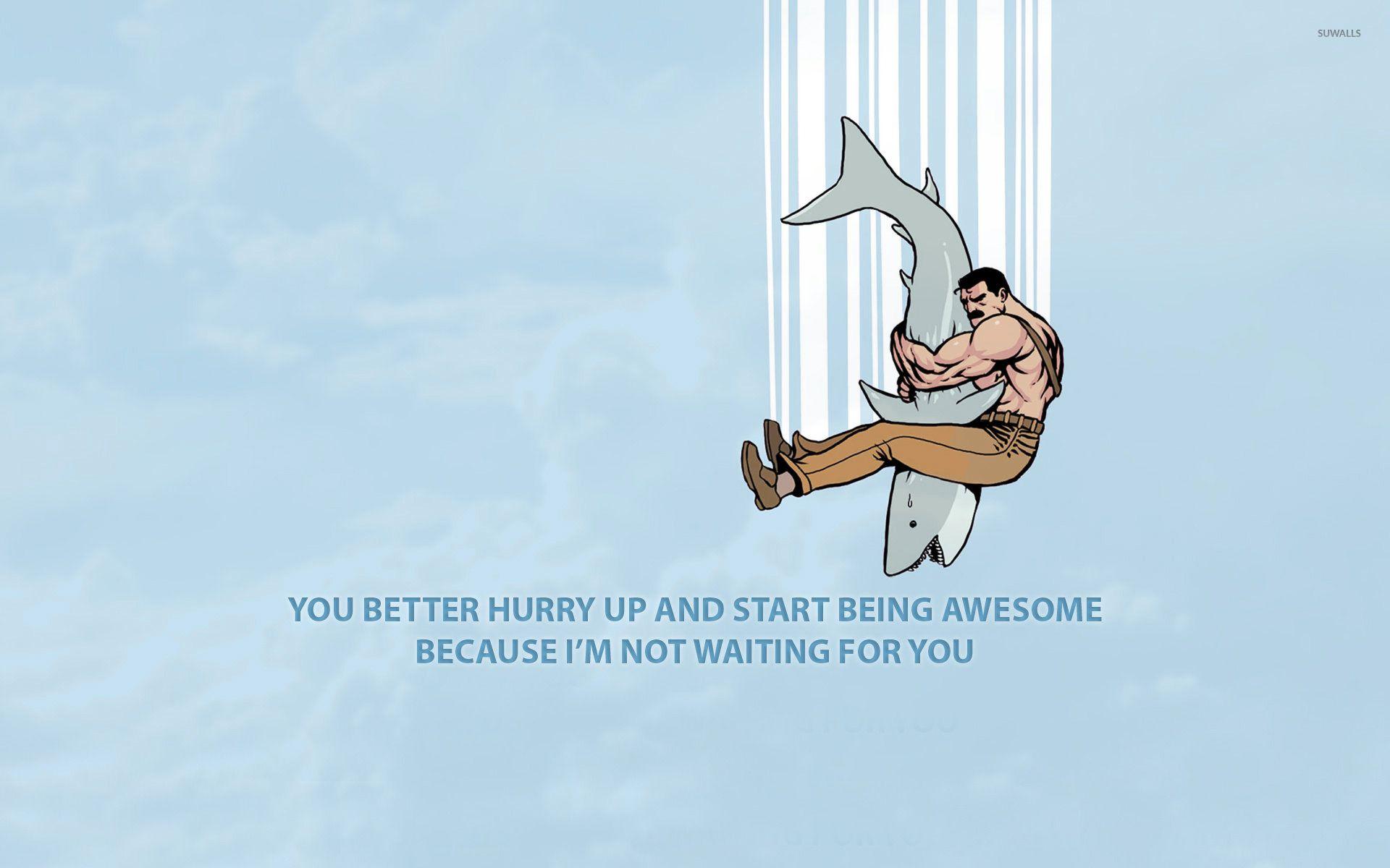 1920x1200 Wrestling a shark wallpaper wallpaper