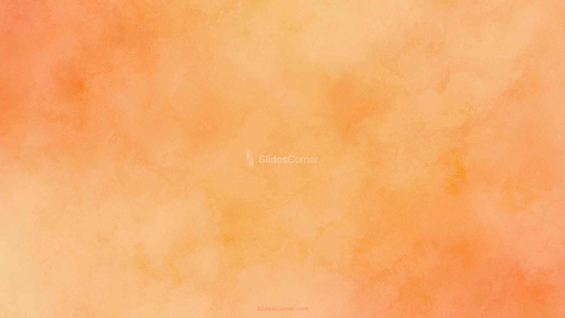 1920x1080 Peach Background Plain Aesthetic with Watercolor Coral Paint