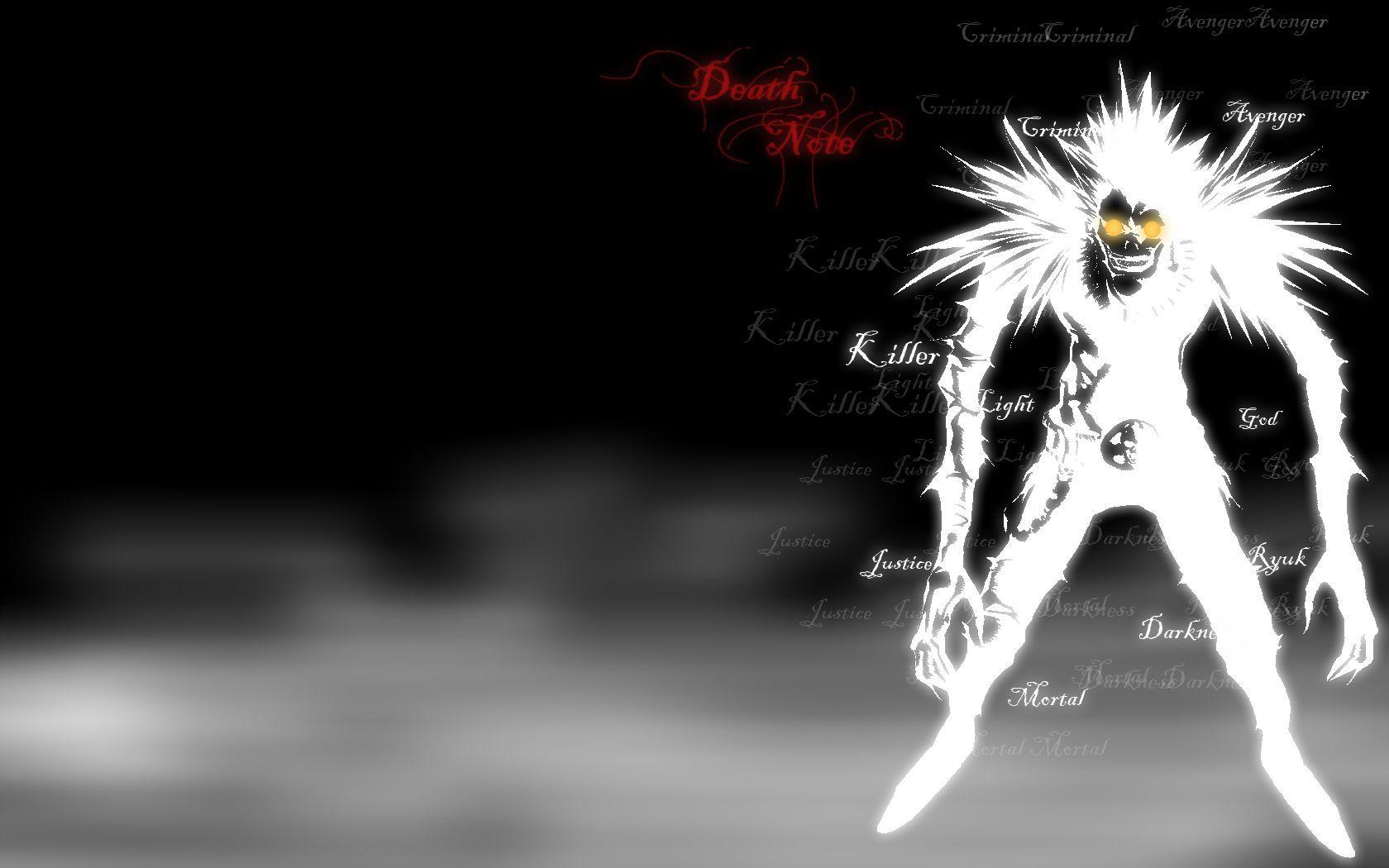 1680x1050 Death note wallpaper ryuk