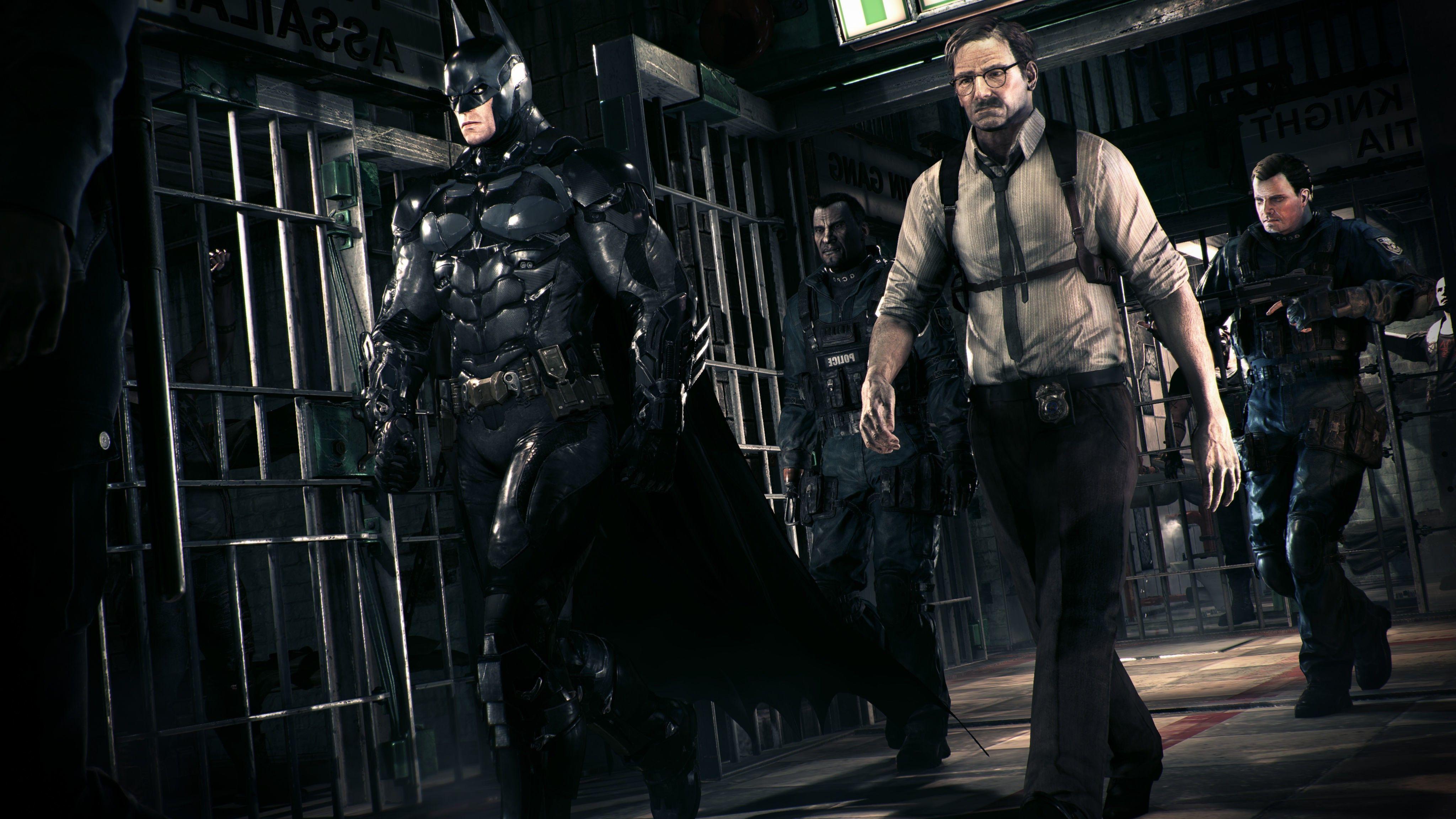 4096x2304 Batman, Batman: Arkham Knight, Gotham City, Jim Gordon