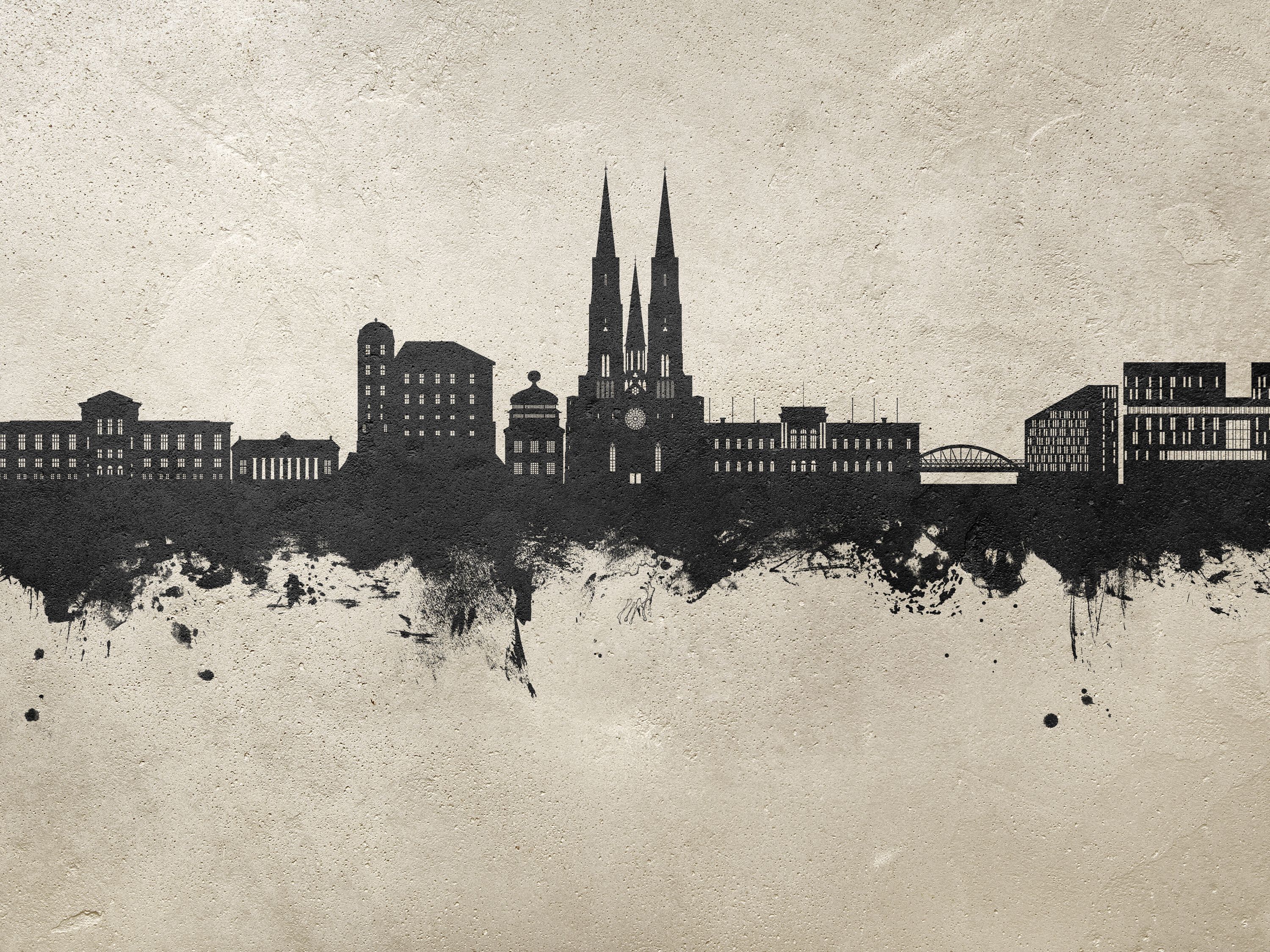 3000x2250 Uppsala Skyline Concrete premium