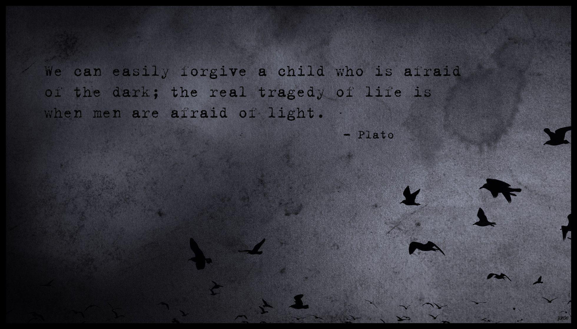1960x1120 Plato Quote Tragedy of Life HD Wallpaper