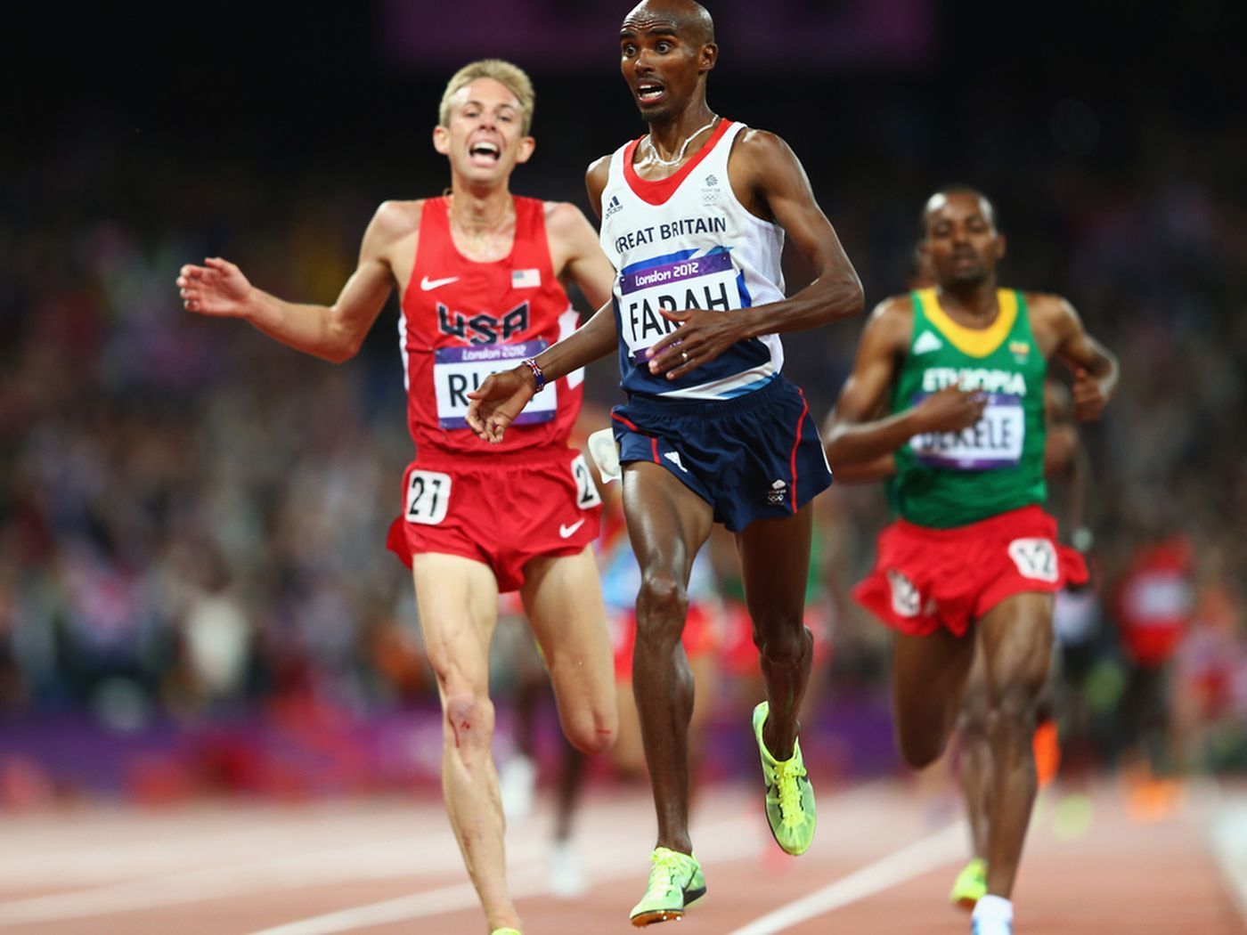 1400x1050 Mo Farah Wins 000m, American Galen