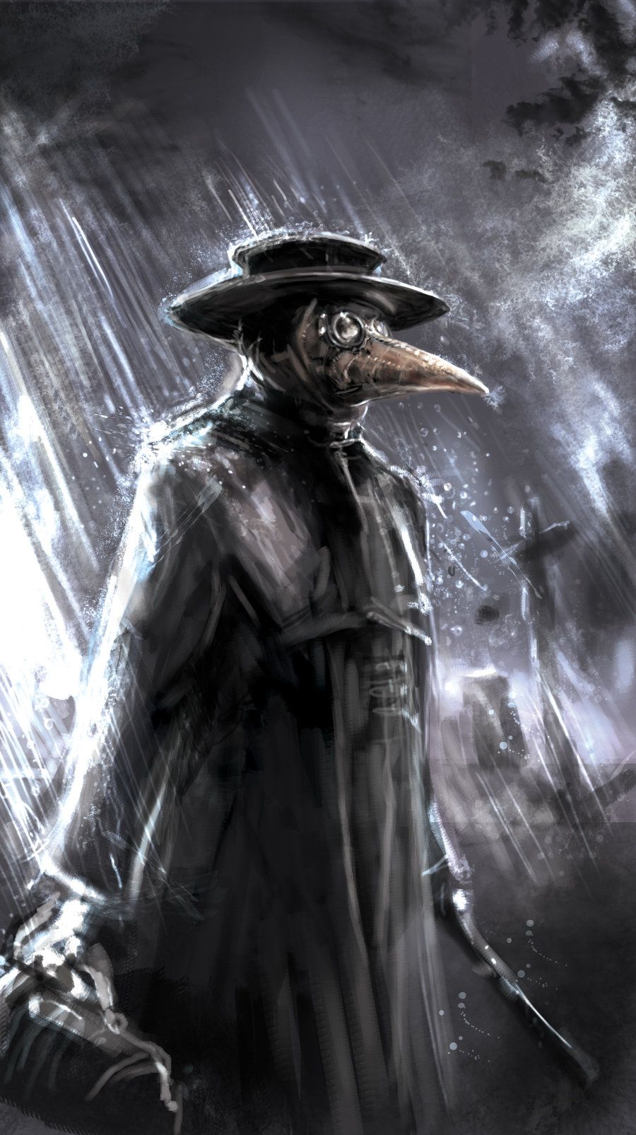 900x1605 Black Death Wallpaper
