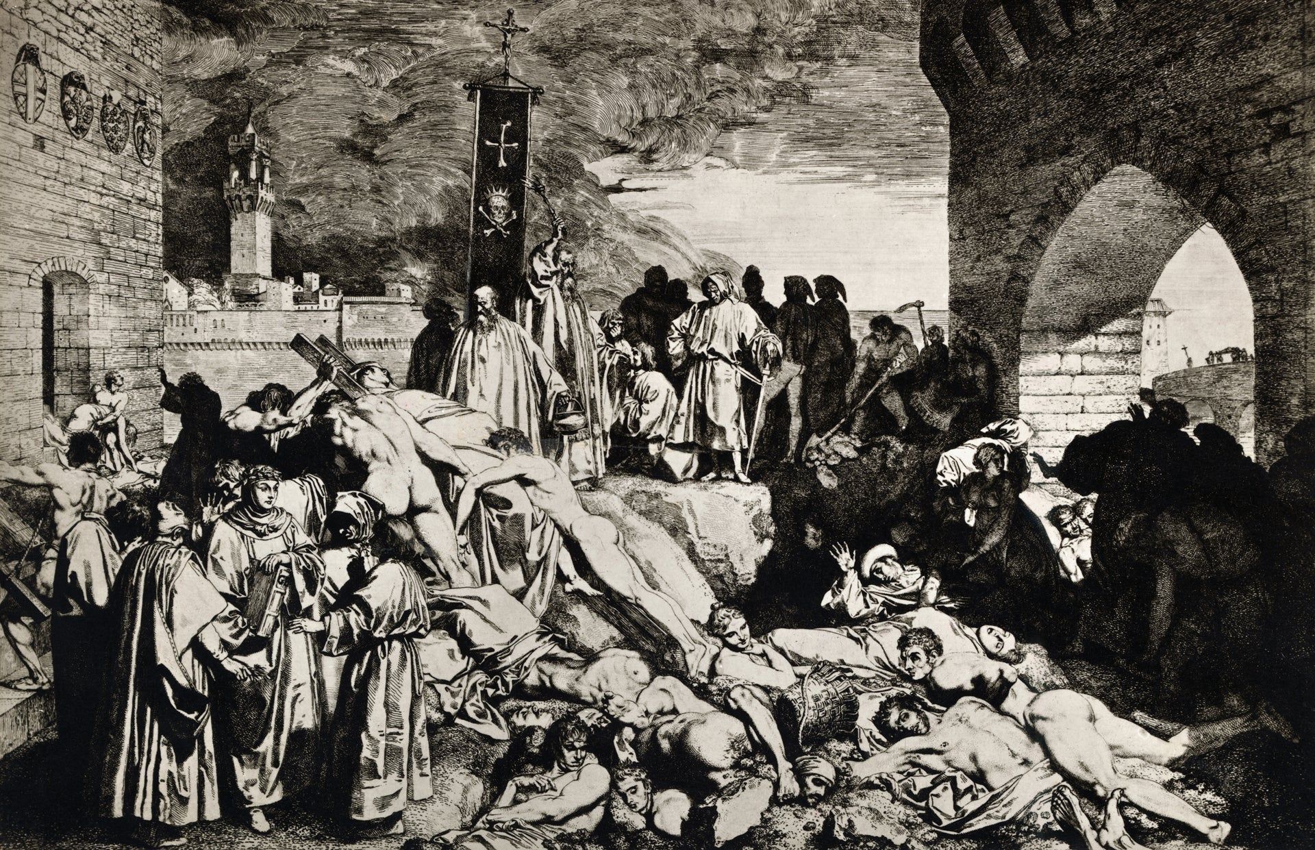 1920x1241 Black Death, Symptoms & Impact