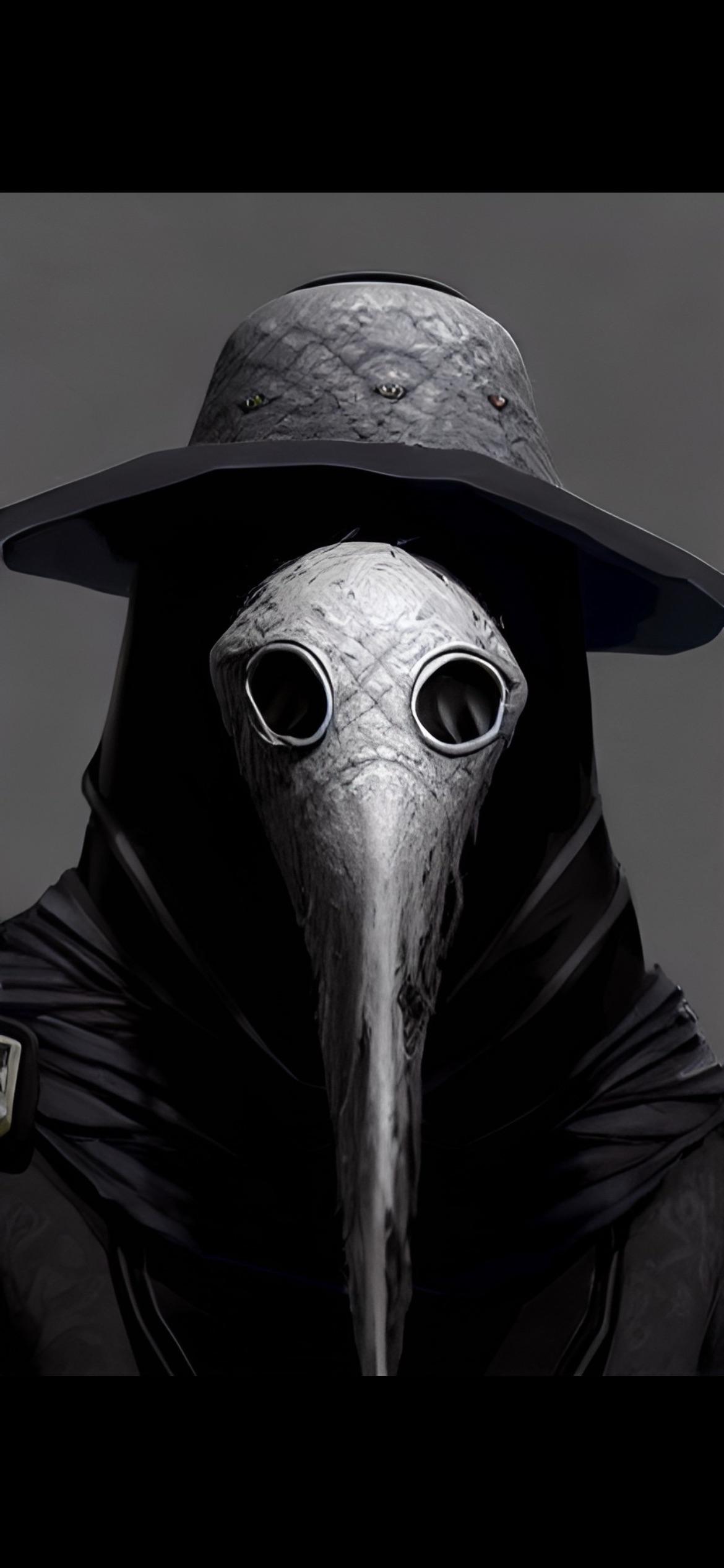 1170x2532 I drew the plague doctor card! : r