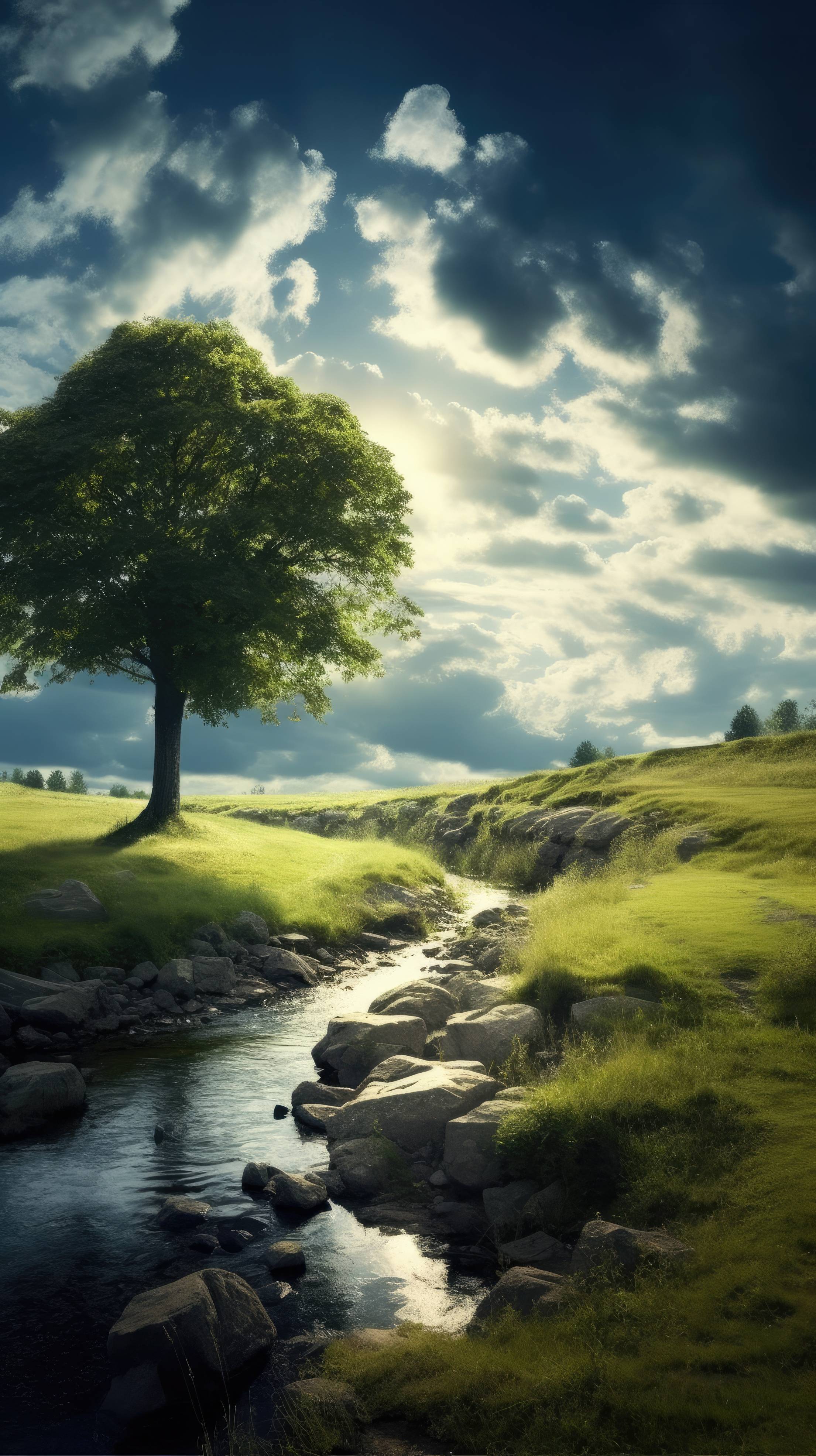 2210x3943 Beautiful Nature Scenery Smartphone